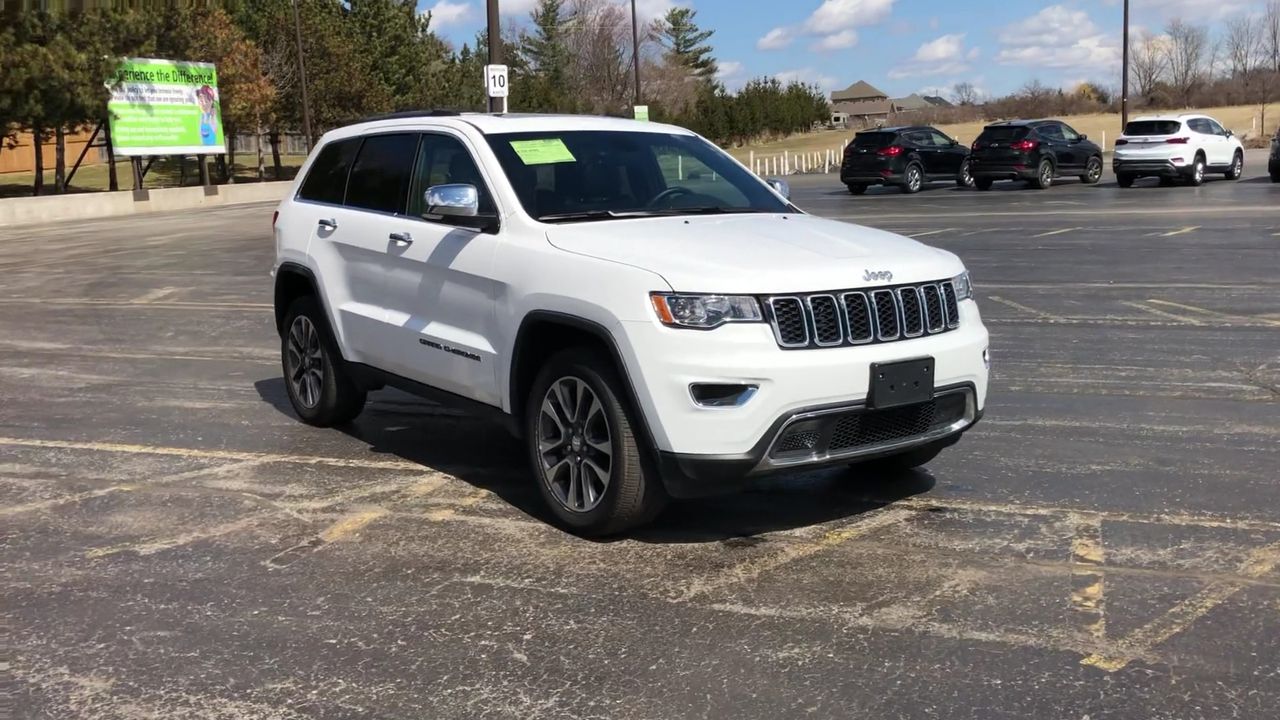 Used 2018 Jeep GRAND CHEROKEE LIMITED 4X4 in Cayuga,ON