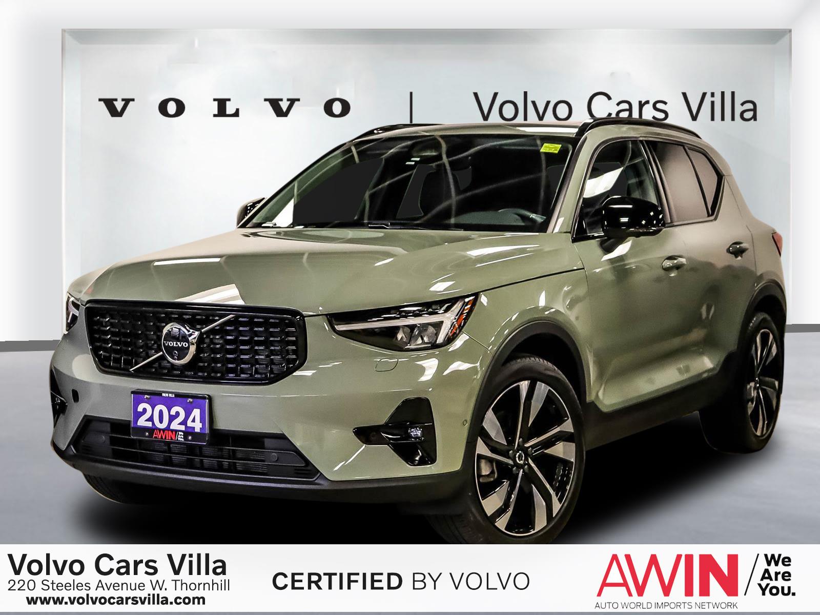 Sage Green Metallic 2024 Volvo XC40 SUV / Crossover All-Wheel Drive Automatic