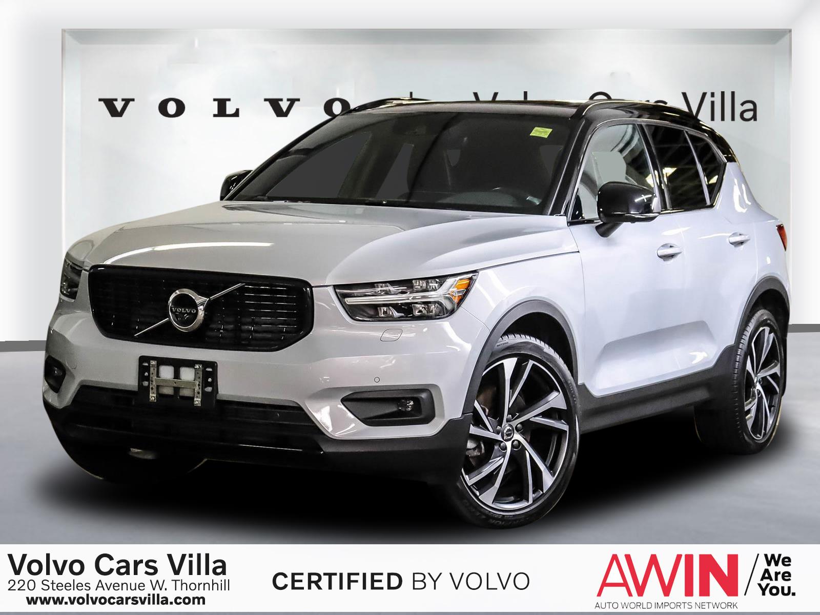 Glacier Silver 2022 Volvo XC40 SUV / Crossover All-Wheel Drive Automatic