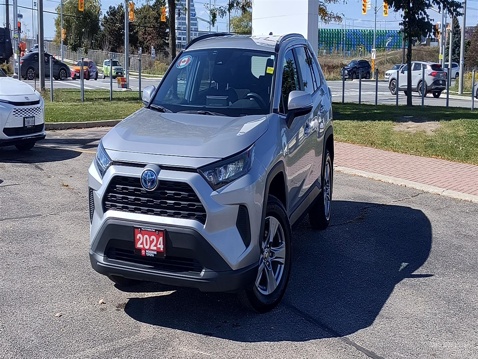SILVER SKY METALLIC 2024 Toyota RAV4 Hybrid SUV / Crossover All-Wheel Drive Automatic