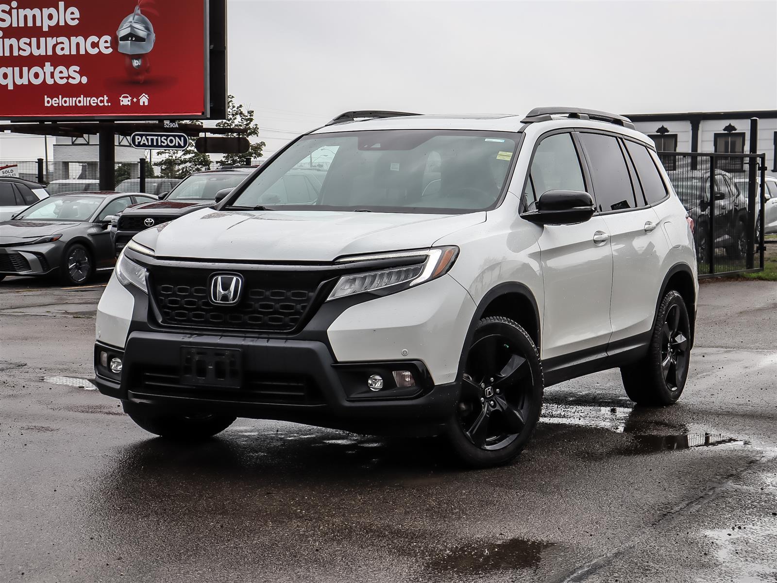 White 2020 Honda Passport SUV / Crossover  9-Speed Automatic