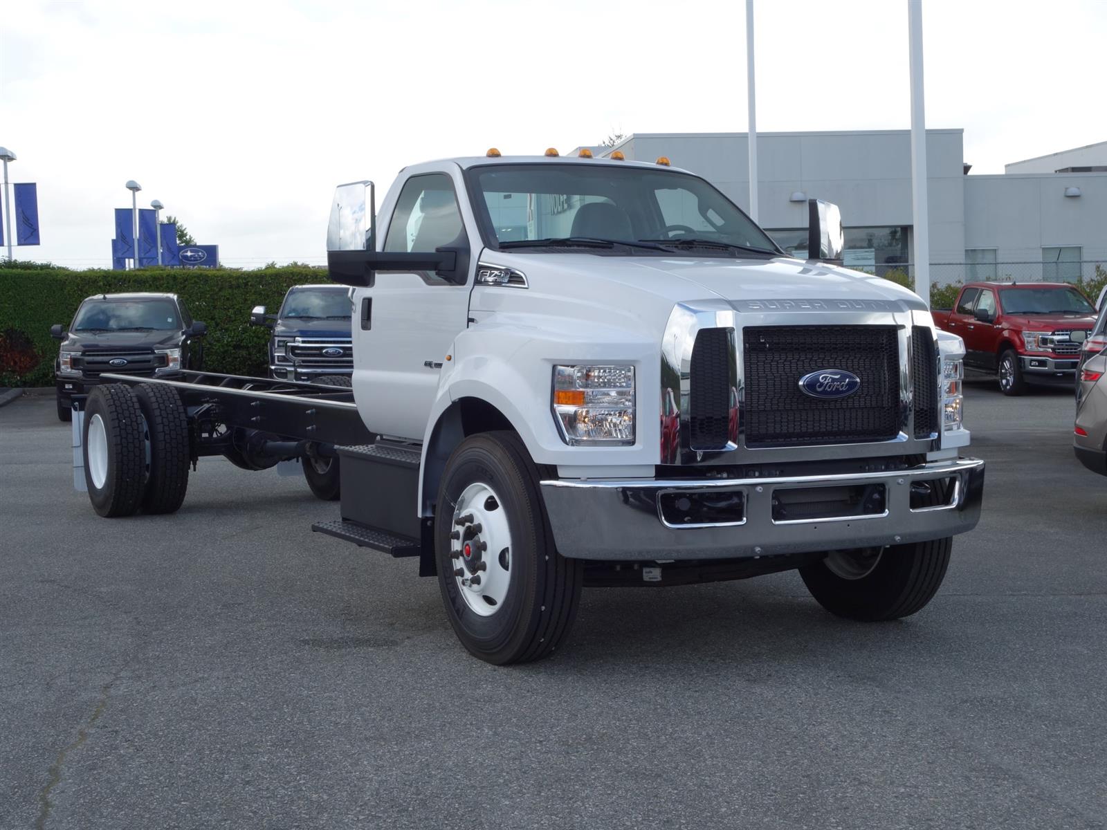 2019 Ford F-650-750 F-750 SD Diesel Straight Frame Oxford White, 6.7L ...