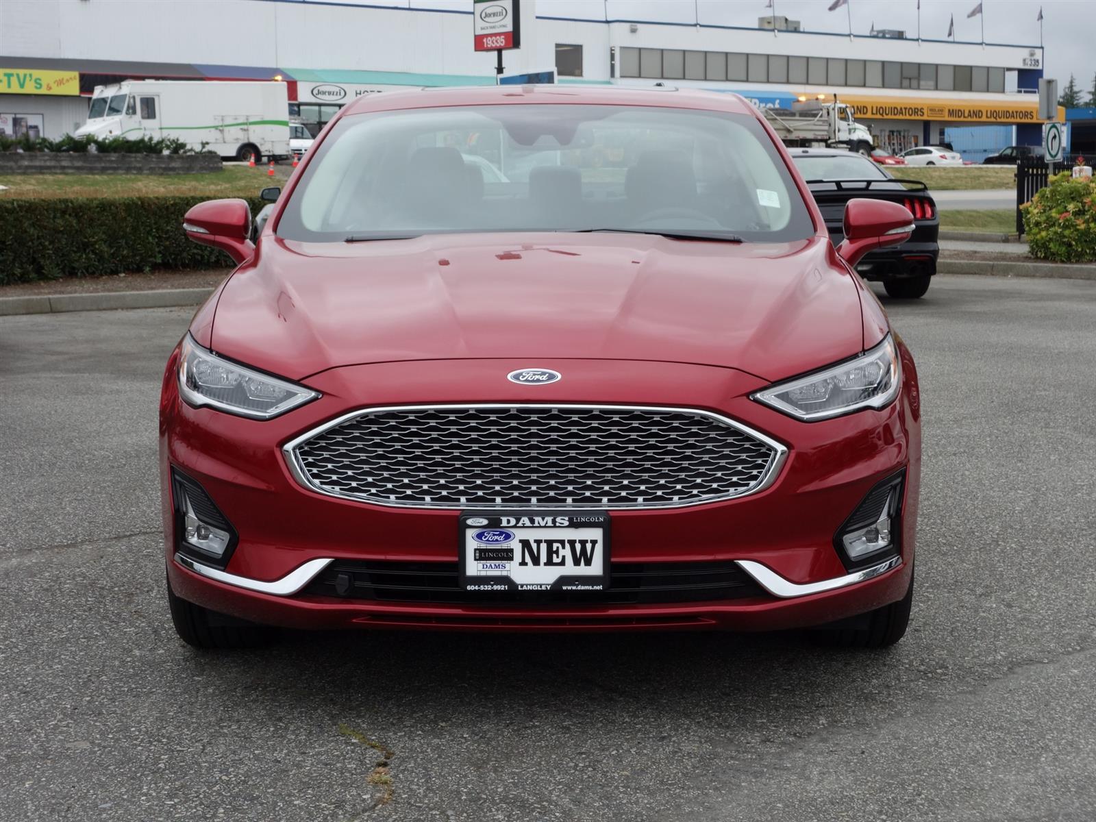 2020 Ford Fusion Hybrid Titanium Rapid Red, 2.0L iVCT Atkinson-cycle I ...