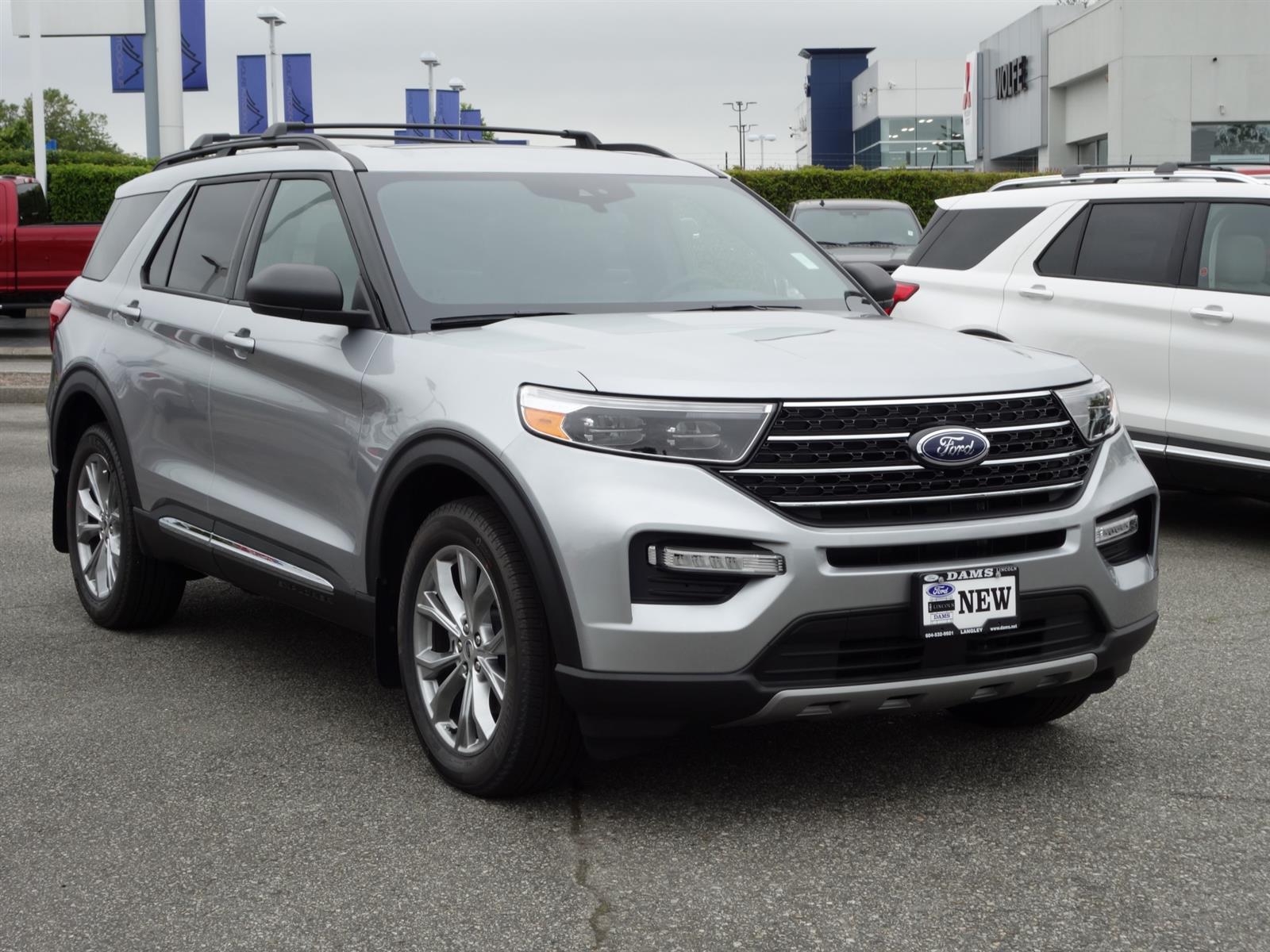 2020 Ford Explorer XLT Iconic Silver, 2.3L I-4 EcoBoost Engine with ...