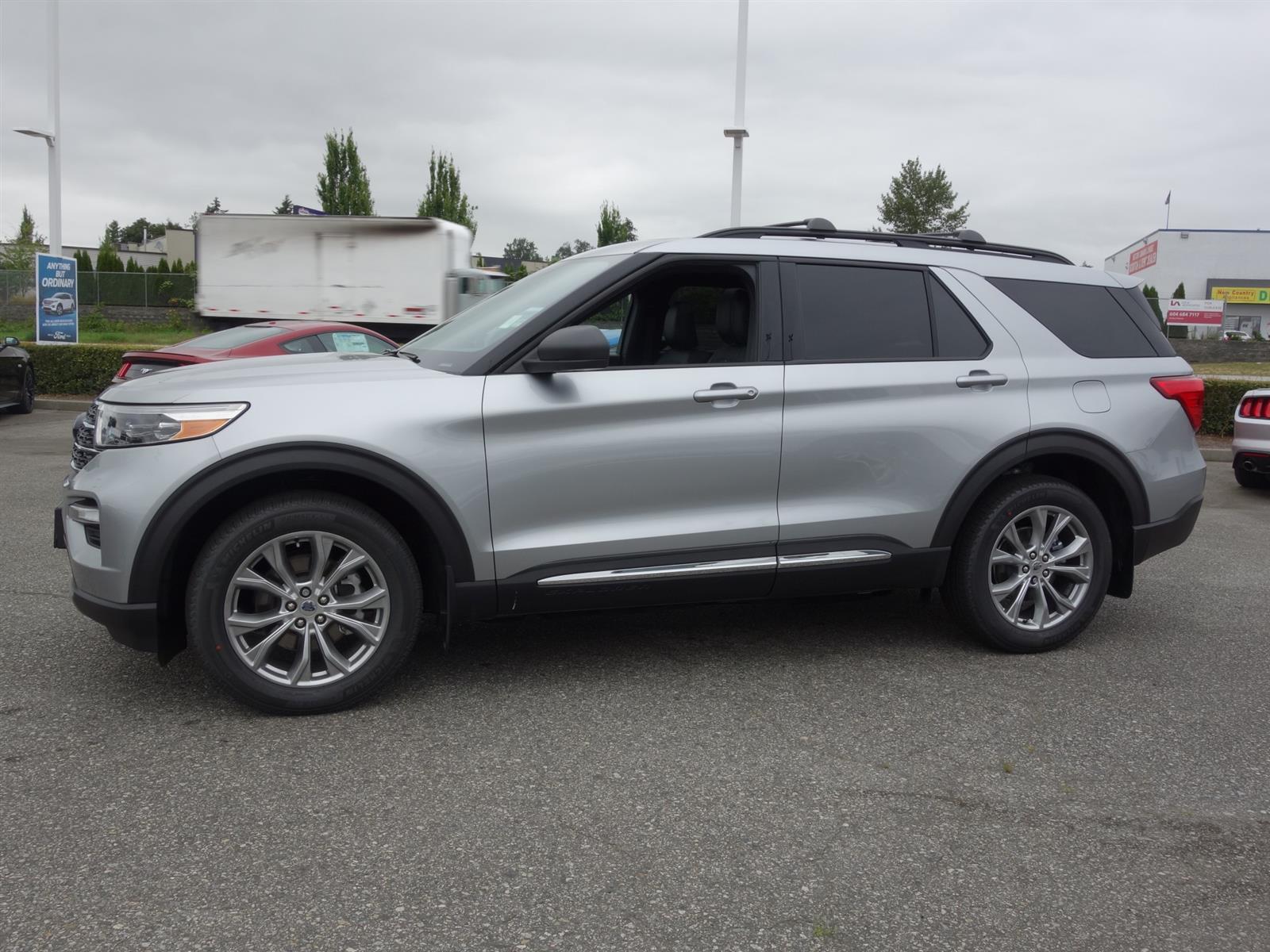 2020 Ford Explorer XLT Iconic Silver, 2.3L I-4 EcoBoost Engine with ...