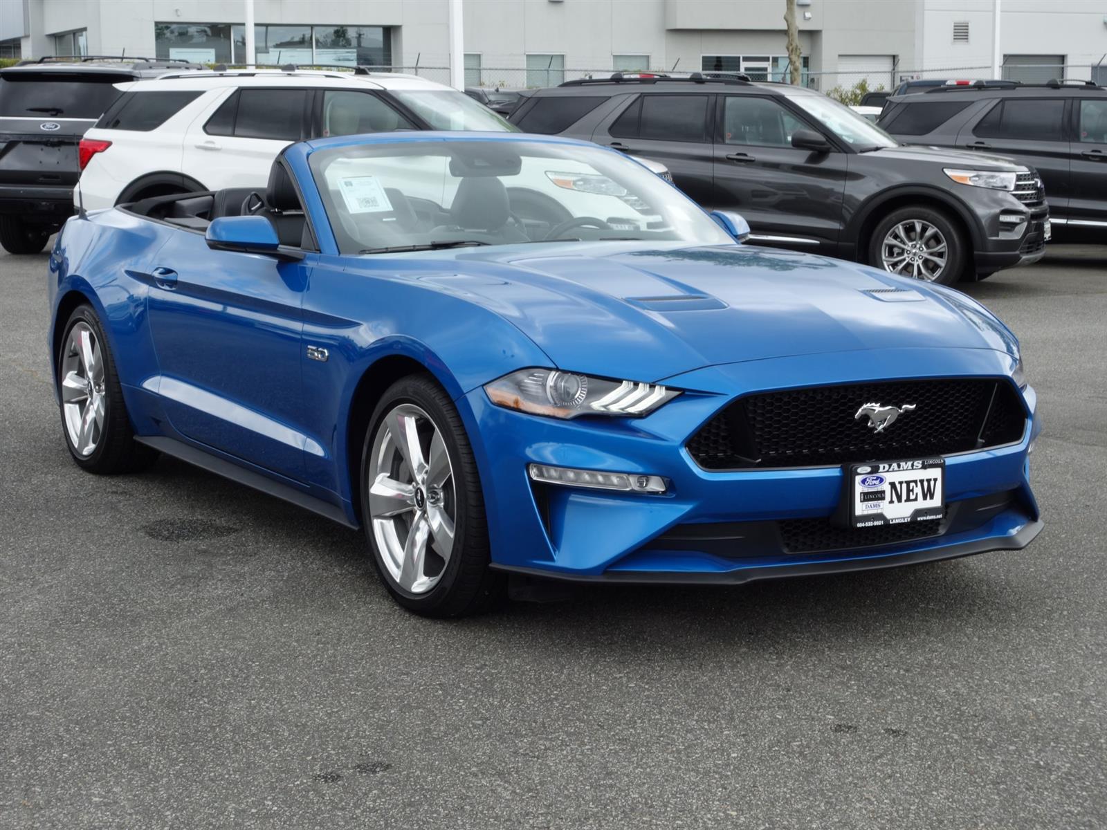 2019 Ford Mustang GT Premium Velocity Blue, 5.0L Ti-VCT V8 Engine (PFDI ...