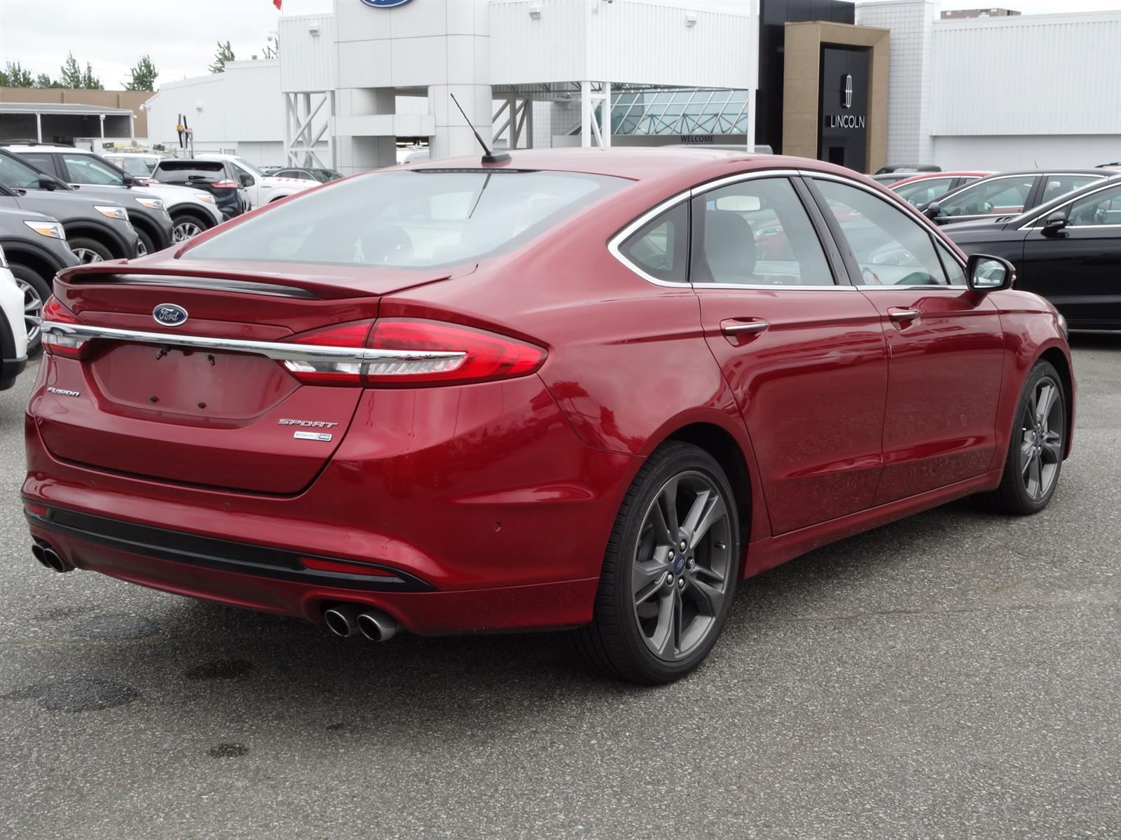 2018 Ford Fusion Sport Ruby Red, 2.7L EcoBoost® V6 engine | Dams Ford ...