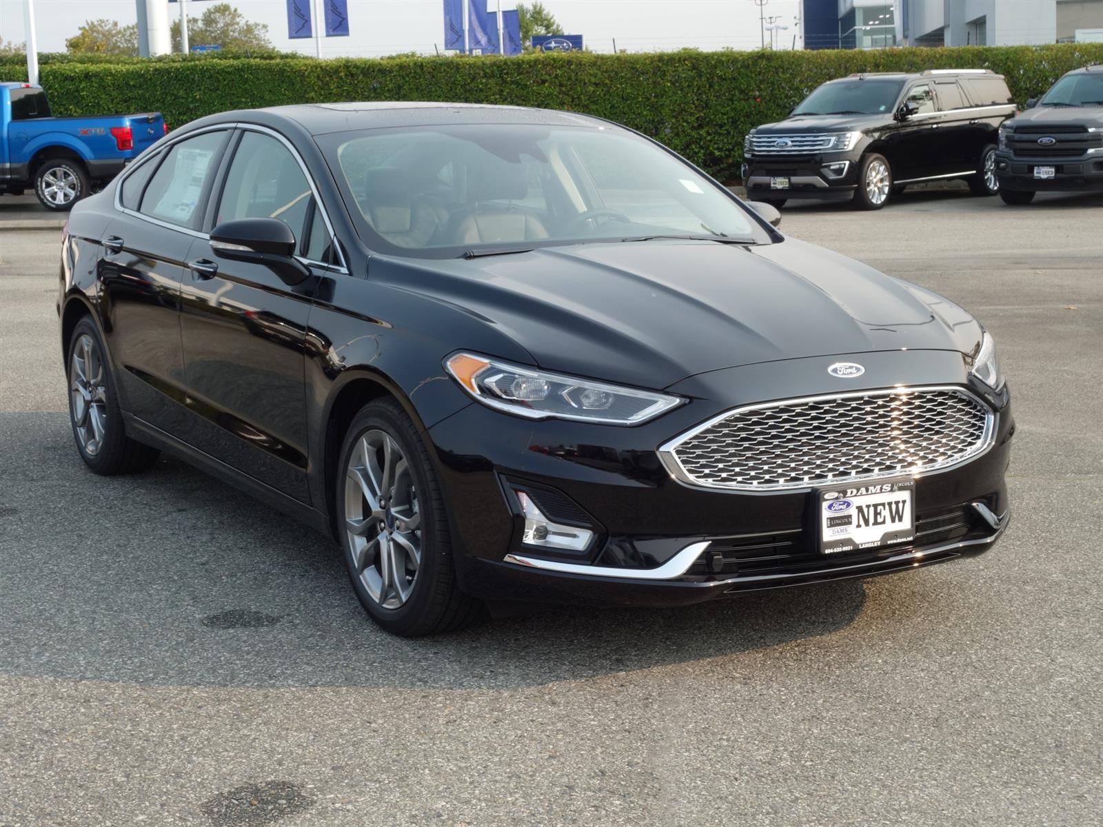 2020 Ford Fusion Hybrid Titanium Agate Black, 2.0L iVCT Atkinson-cycle ...