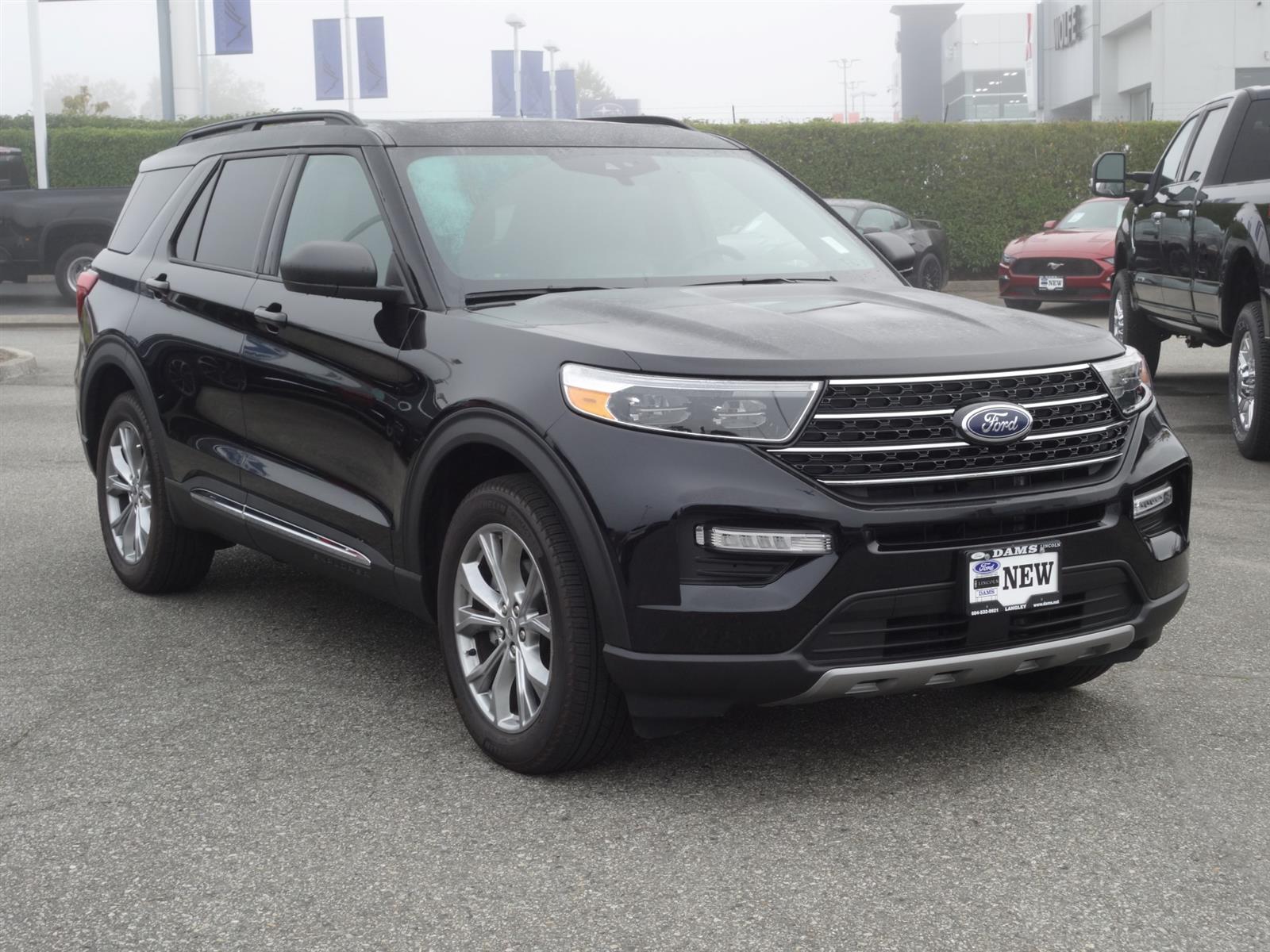 2020 Ford Explorer XLT Agate Black, 2.3L EcoBoost® Engine | Dams Ford ...