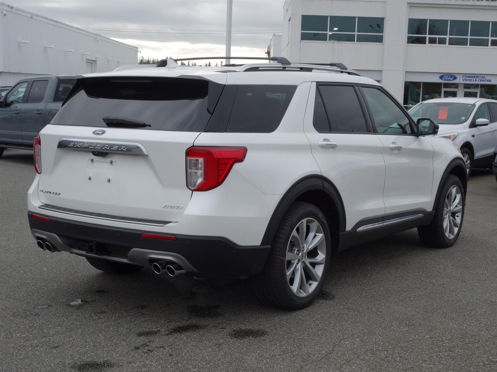 2021 Ford Explorer Platinum Star White, 3.0L EcoBoost® V6 Engine with ...