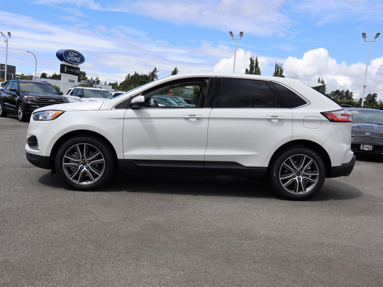 2021 Ford Edge Titanium Star White, 2.0l Ecoboost® Engine 