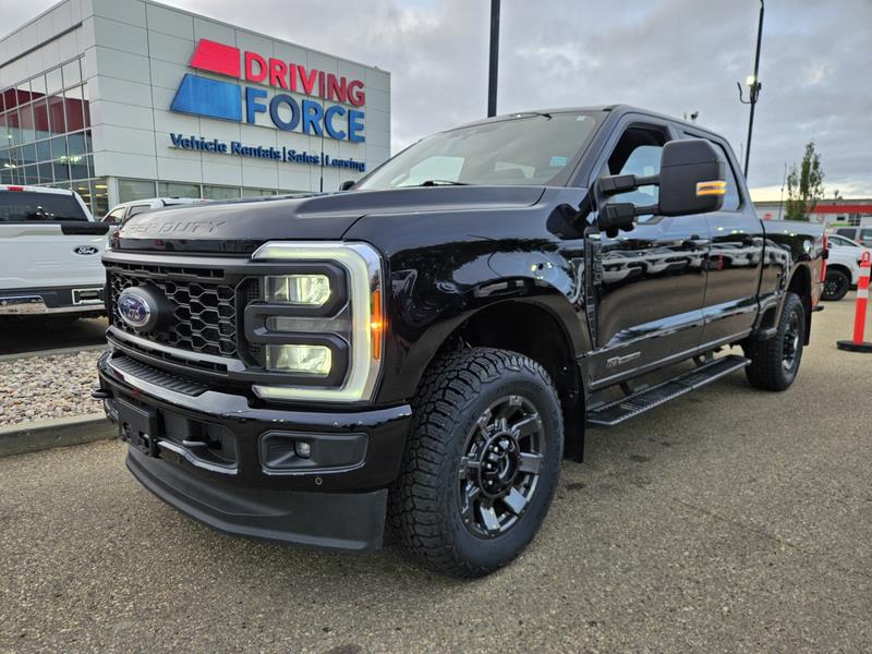 Black 2023 Ford F-350 Super Duty Pickup Truck Four-Wheel Drive Automatic