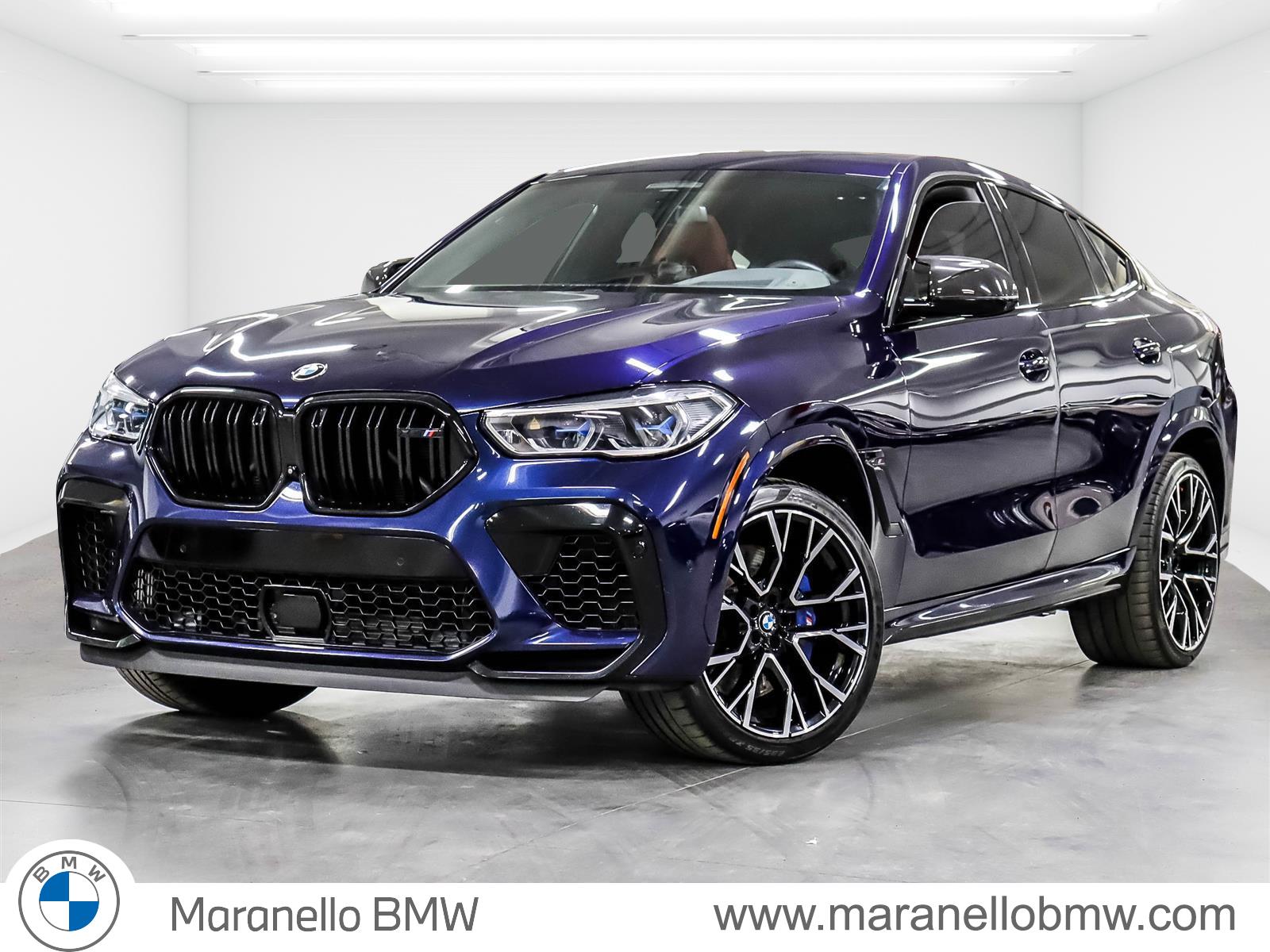 Tanzanite Blue Met 2021 BMW X6 M AWD SUV / Crossover All-Wheel Drive Automatic