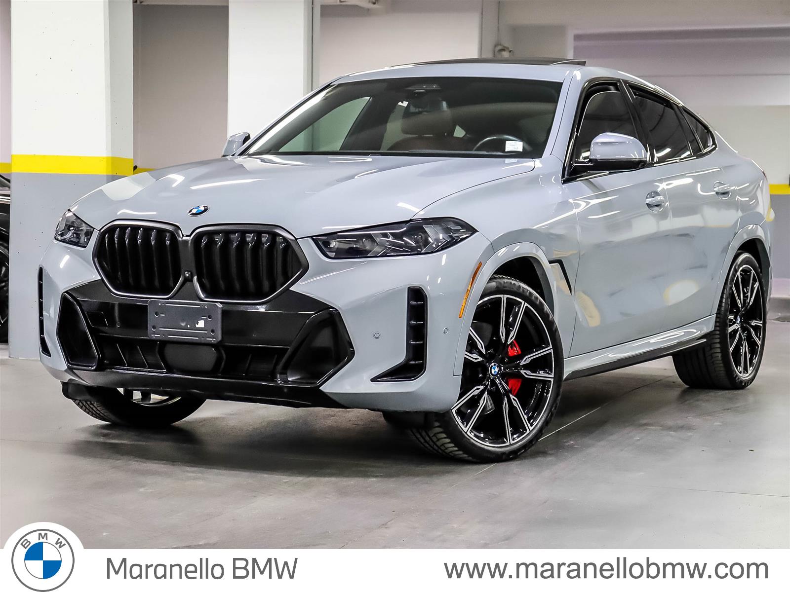 Gray (Brooklyn Grey Metallic) 2024 BMW X6 SUV / Crossover All-Wheel Drive Automatic