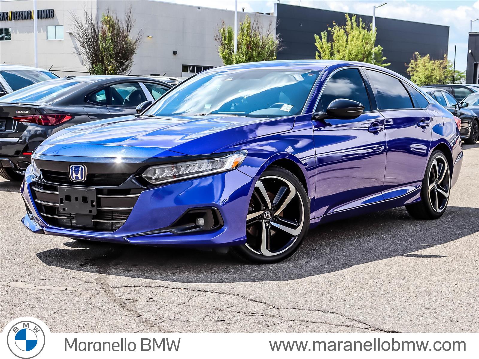Blue 2021 Honda Accord Sedan Front-Wheel Drive Automatic