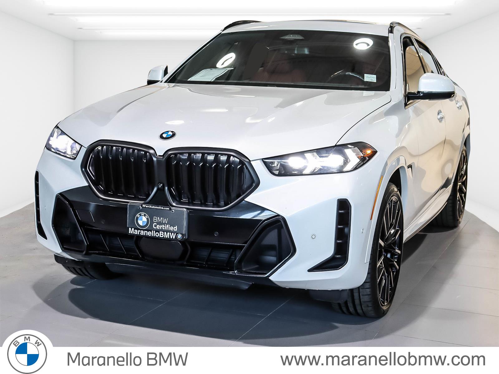 Mineral White Metallic 2024 BMW X6 SUV / Crossover All-Wheel Drive Automatic