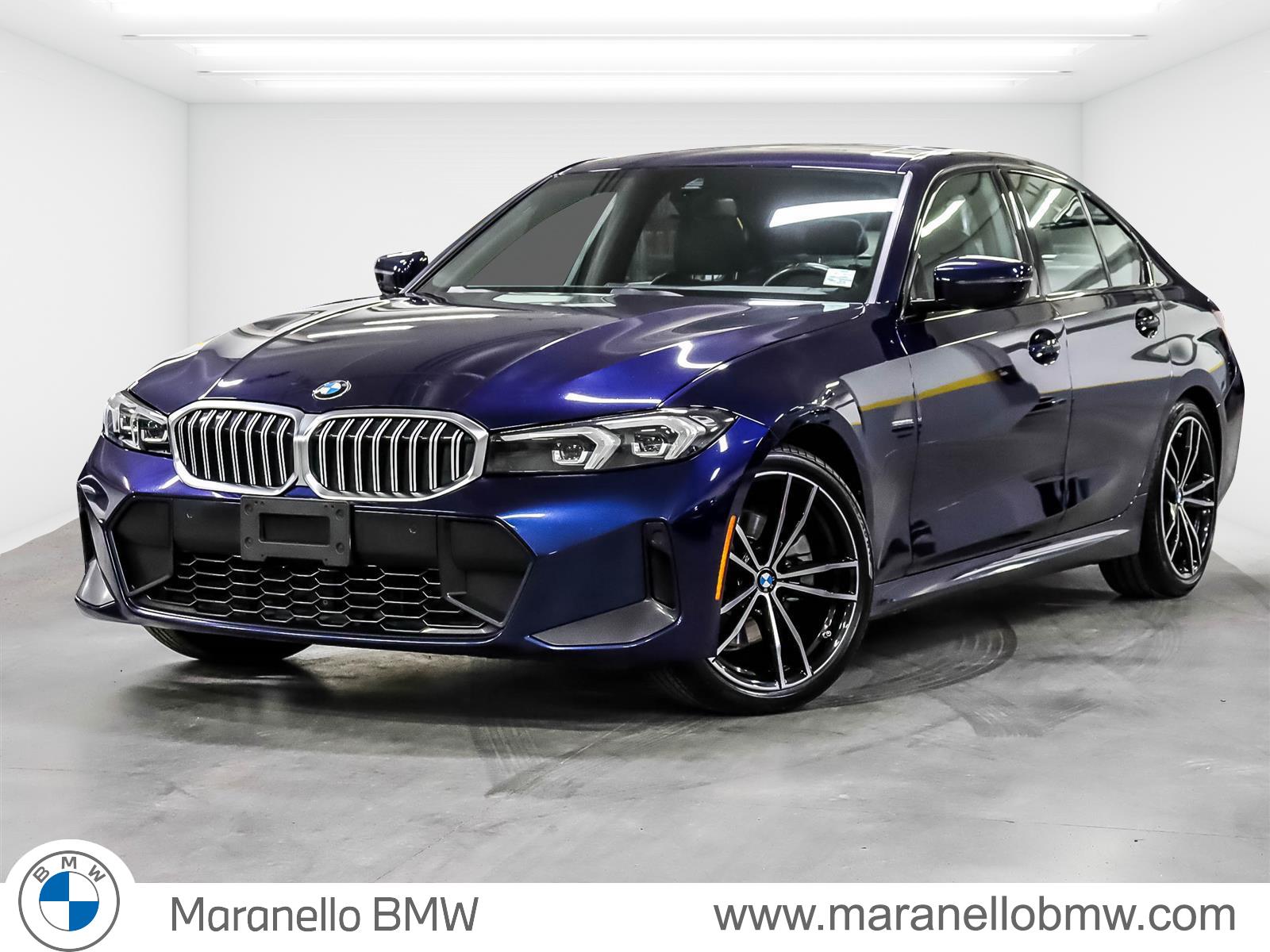 Tanzanite Blue Met 2023 BMW 3 Series Sedan All-Wheel Drive Automatic