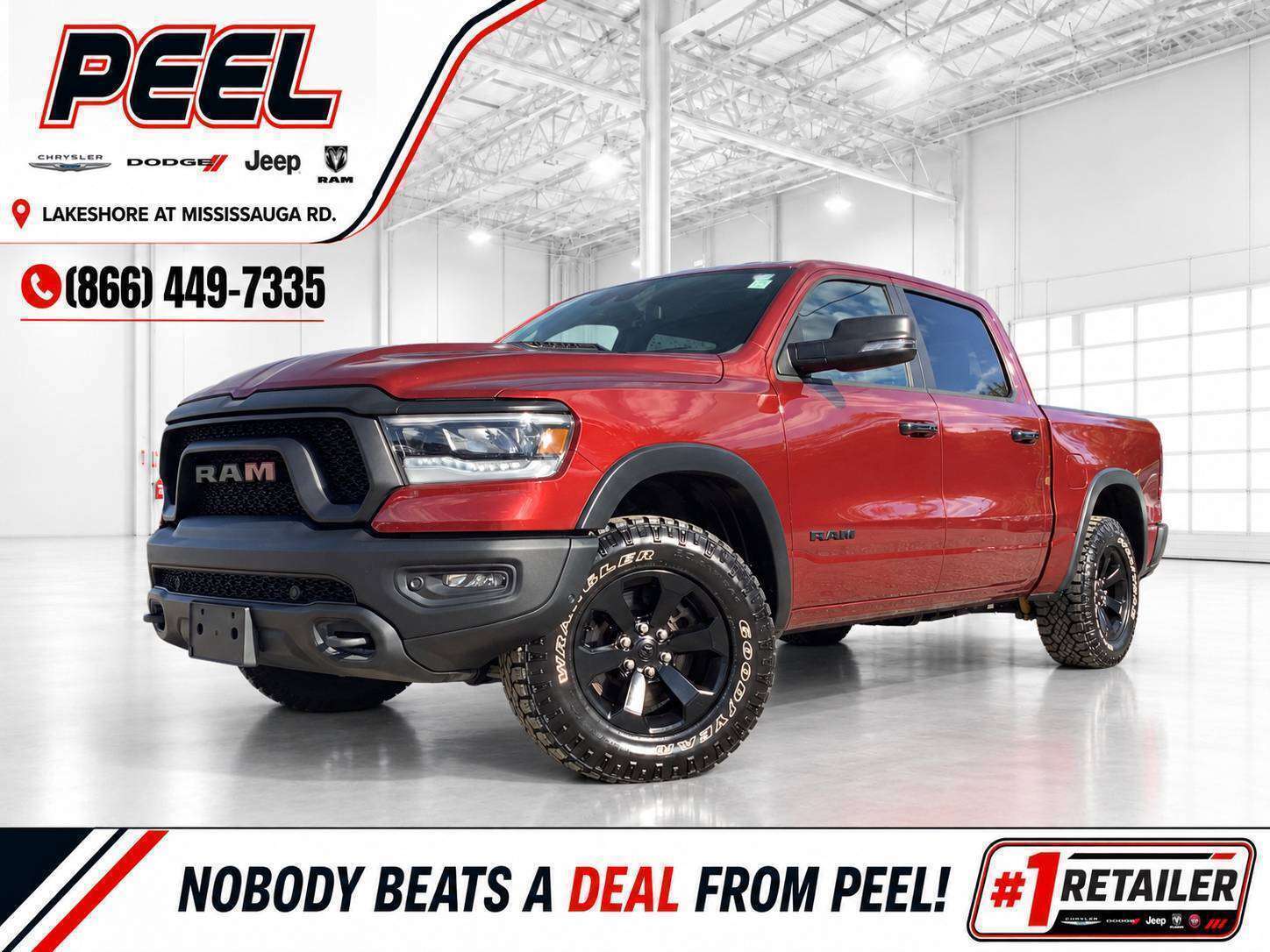 2023 Ram 1500 Rebel Night Crew V8 | Level 2 | Panoroof | 4X4 - Main View