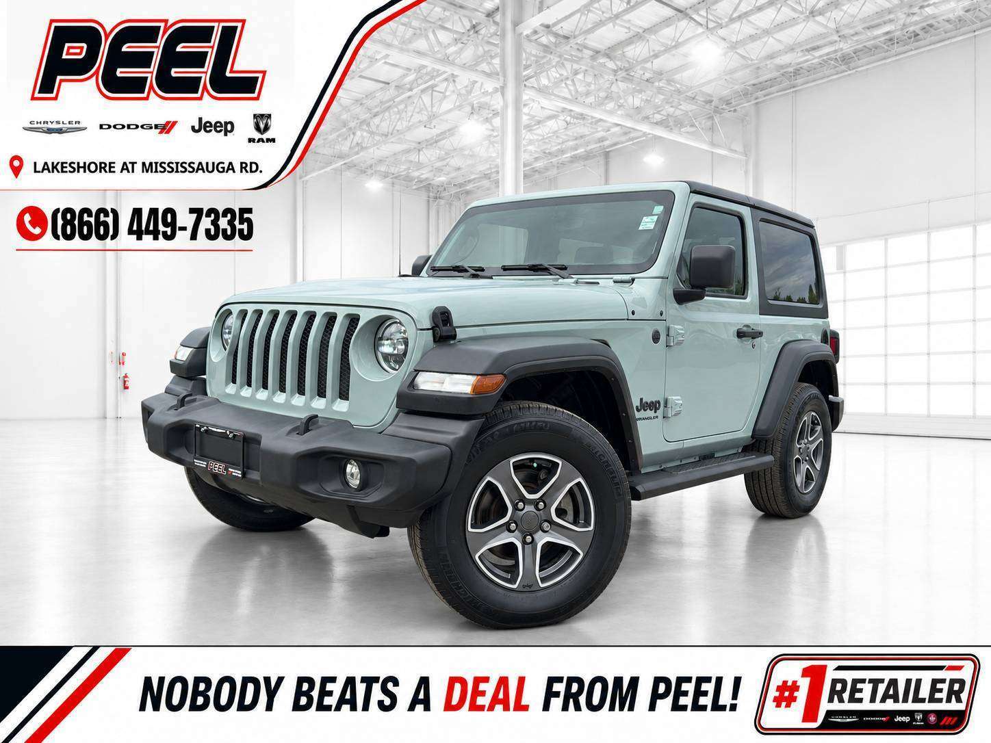 2023 Jeep Wrangler Sport S 2Dr |ColdWeather |LED |8.4NAV |Alpine |4X4 - Main View