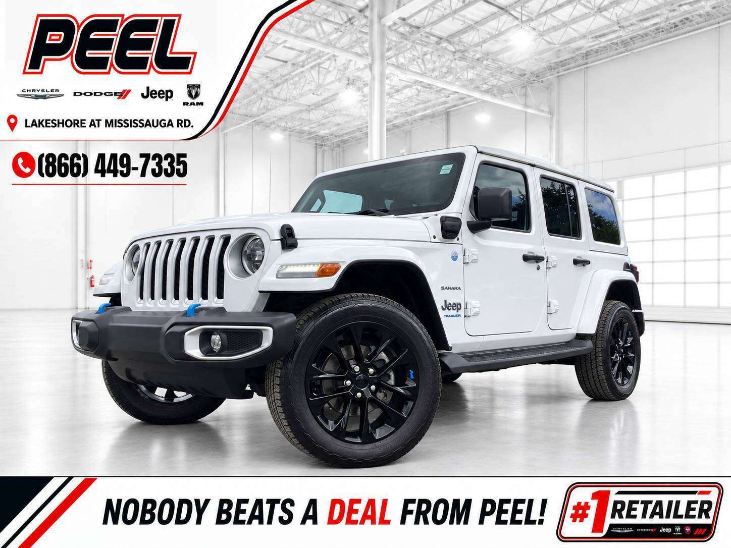 2023 Jeep Wrangler Sahara PHEV | SkyTop | Htd Leather | Alpine | 4X4 - Main View