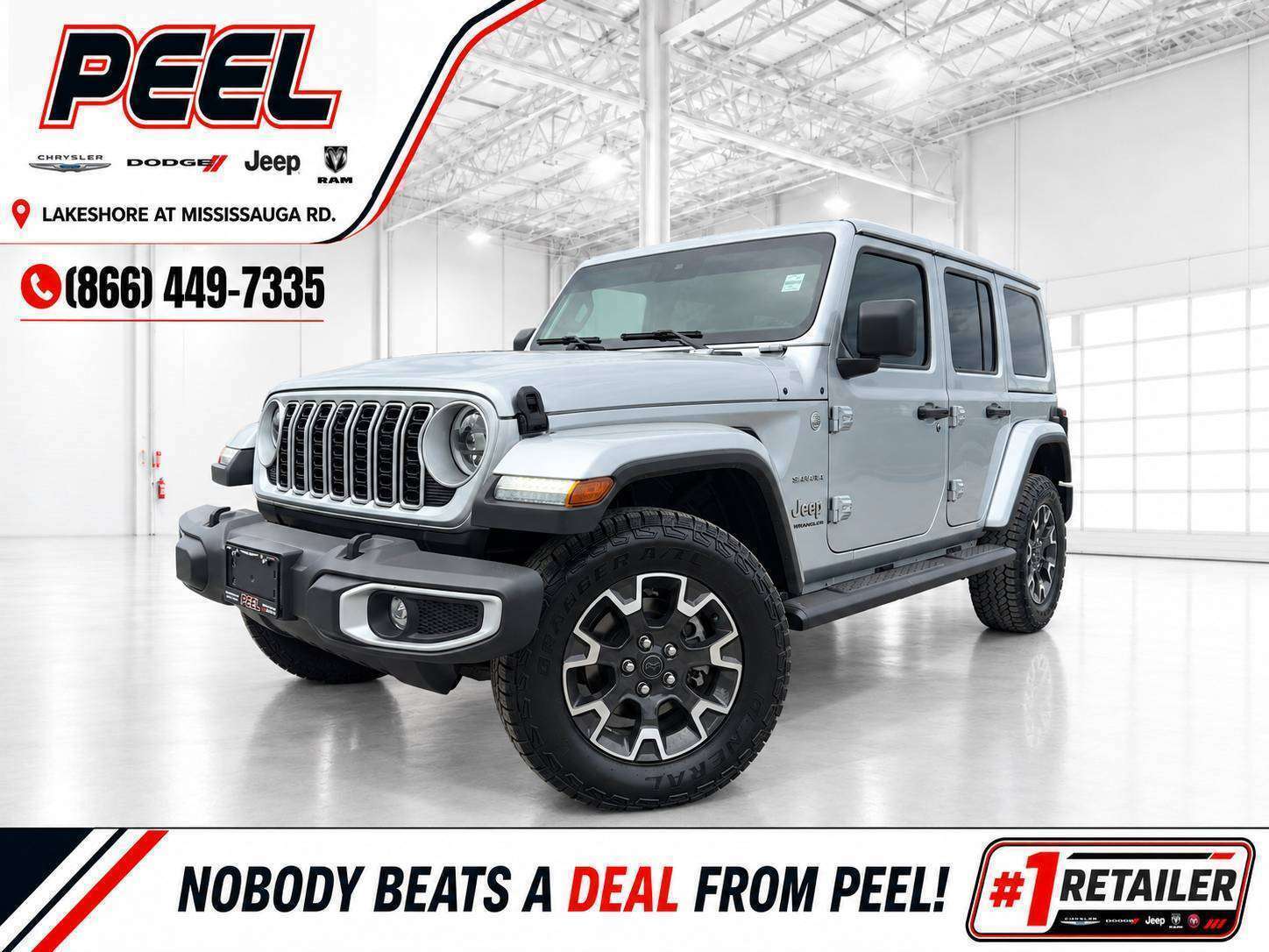 2024 Jeep Wrangler Sahara | Leather | 12.3" NAV | Alpine | Tow | 4X4 - Main View