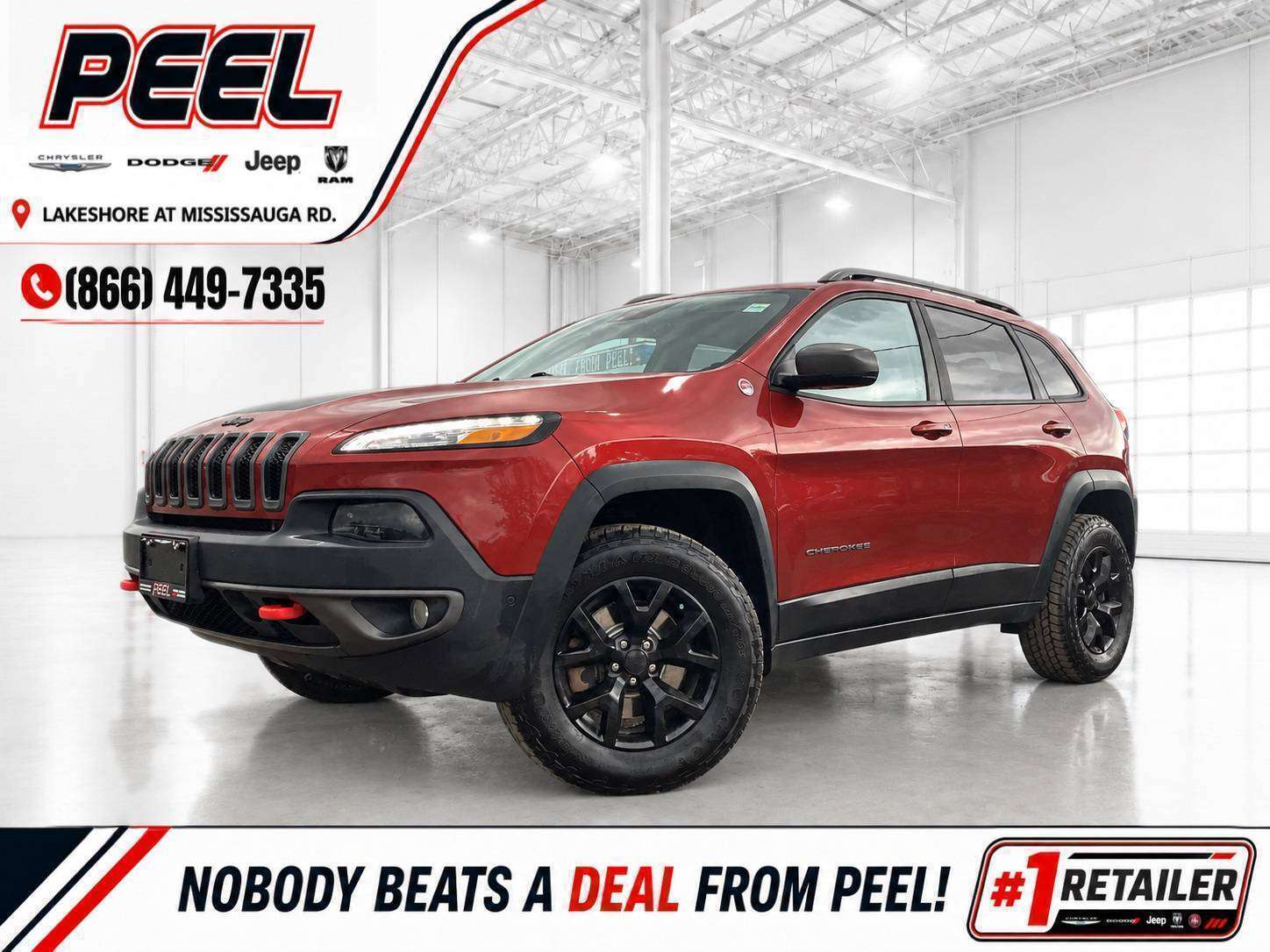 2017 Jeep Cherokee L Plus | Vented Leather | Panoroof | AS IS | 4X4 - Main View
