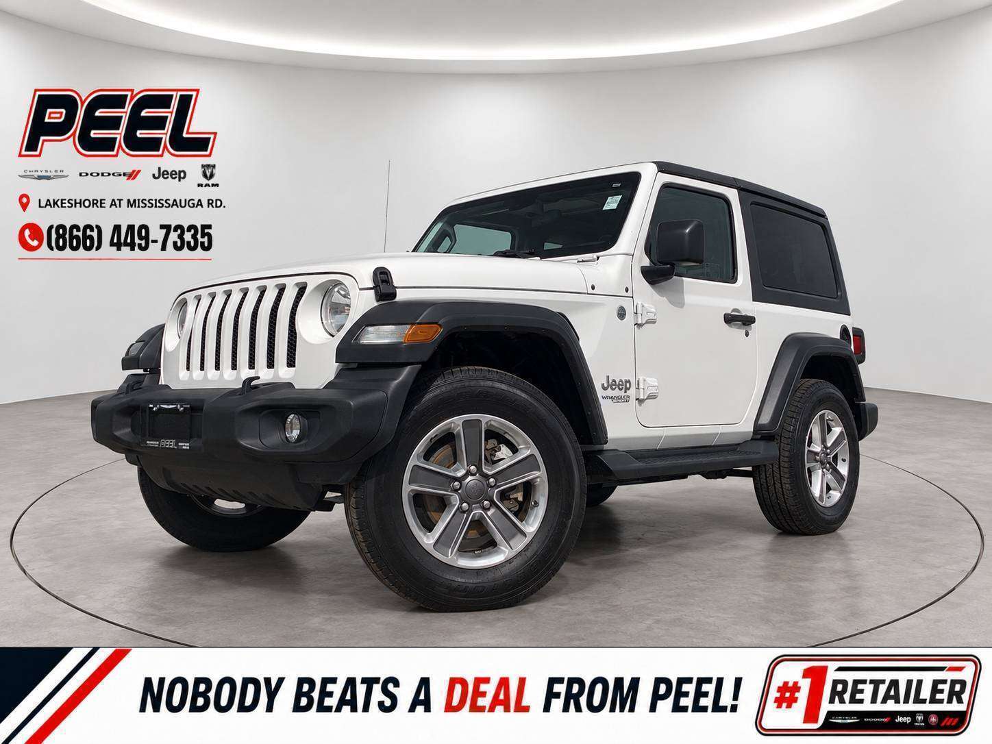 2018 Jeep Wrangler Sport 2Dr V6 | Hard Top | Upgraded Wheels | 4X4 - Main View