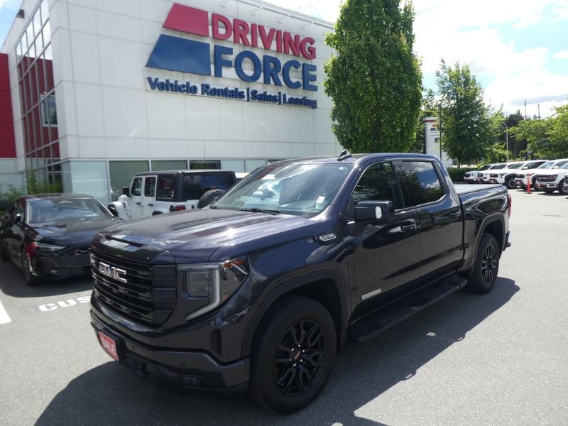 Gray 2024 GMC Sierra 1500 Elevation Crew Cab 4WD Pickup Truck Four-Wheel Drive Automatic