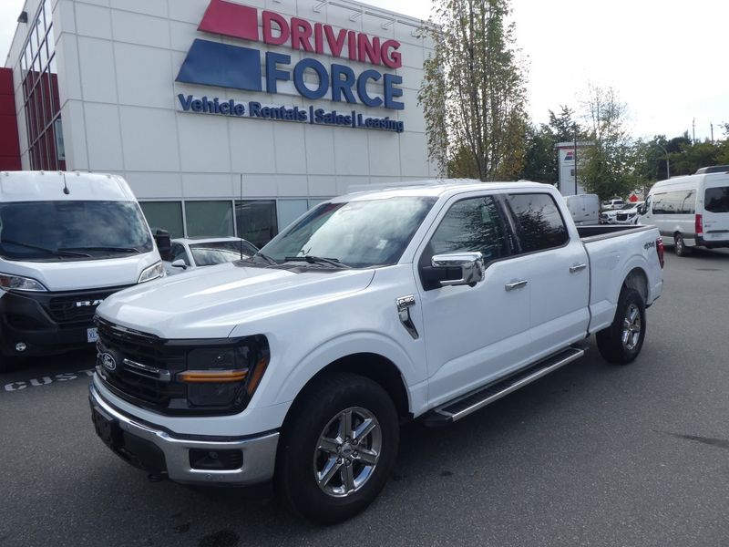 White 2024 Ford F-150 Pickup Truck Four-Wheel Drive Automatic