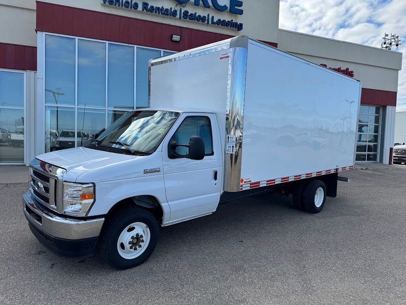 White 2025 Ford E-Series Chassis Pickup Truck Rear-Wheel Drive Automatic