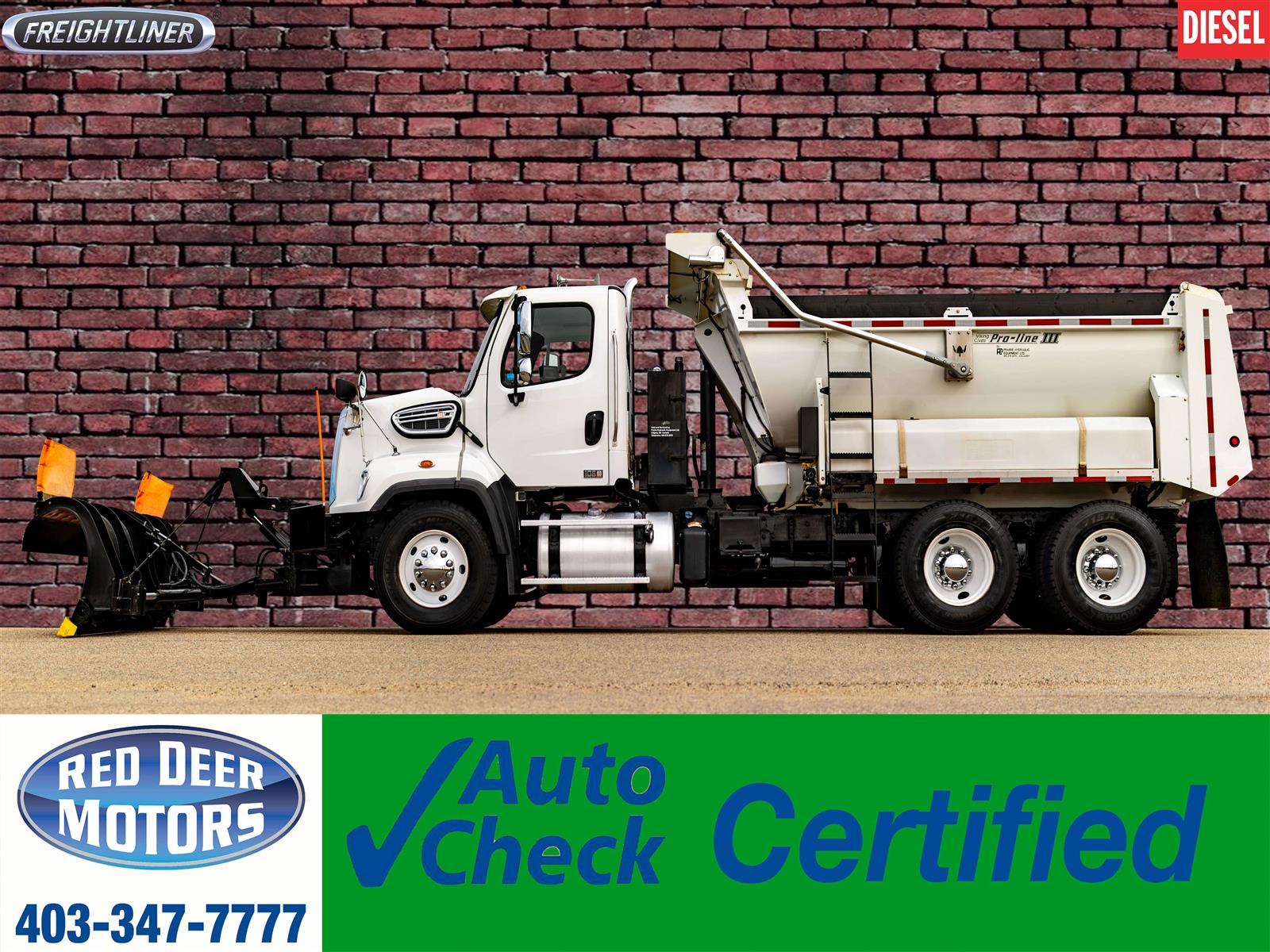 2017 Freightliner 108SD Dump Plow Sanding Truck Diesel - Main View