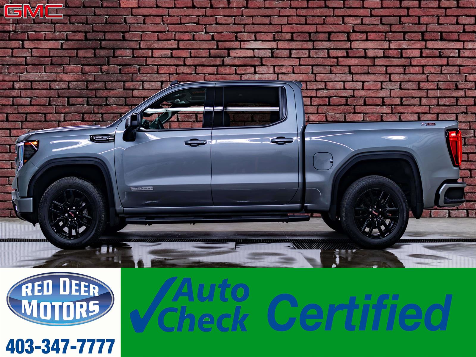 2025 GMC Sierra 1500 4x4 Crew Cab Elevation X31 Leather Roof Nav - Main View