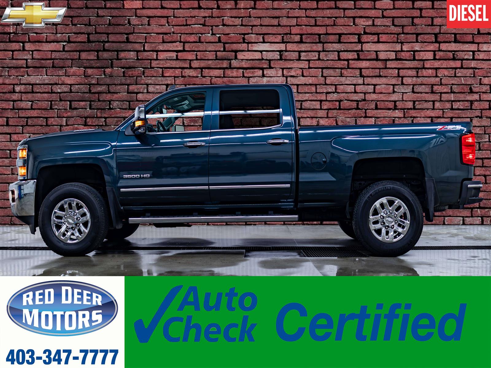 2017 Chevrolet Silverado 3500 4x4 Crew Cab LTZ Z71 Diesel Leather Roof Nav - Main View