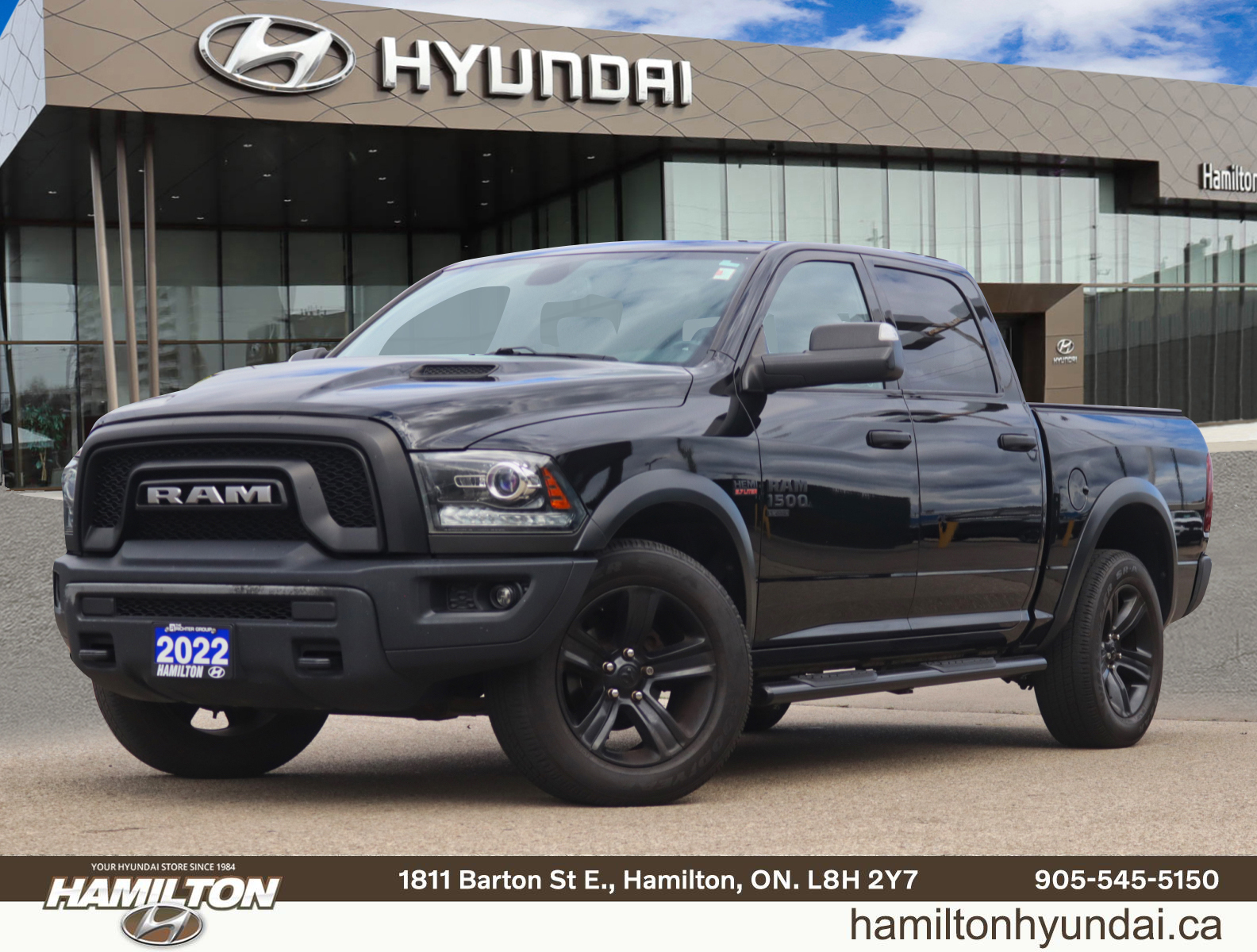RAM 1500 2022 Camion Noir Quatre roues motrices Automatique