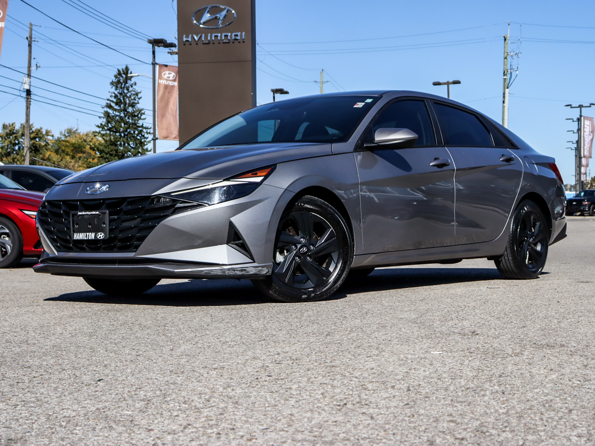 Gray 2023 Hyundai Elantra Sedan Continuously Variable Transmission