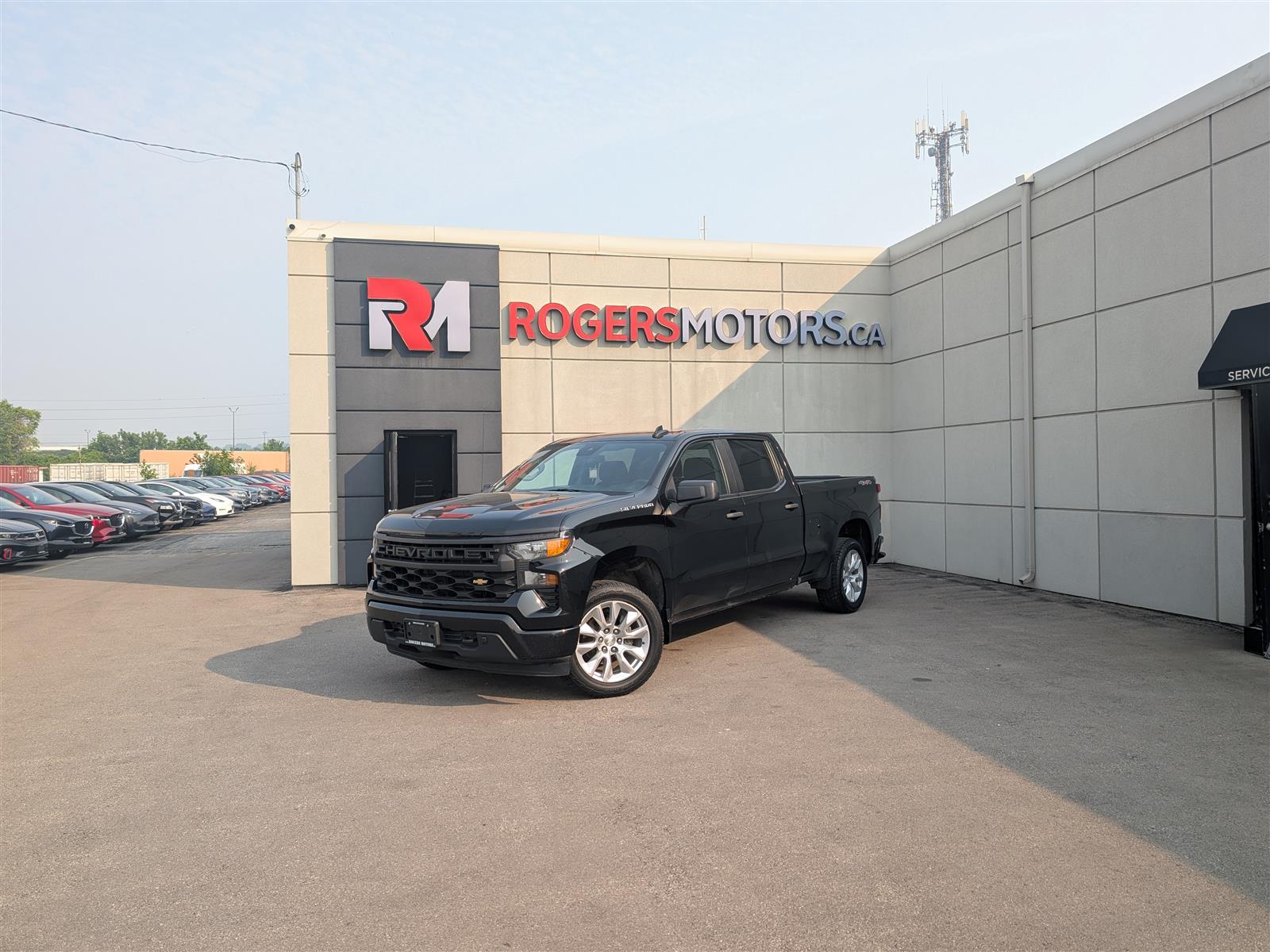 Black 2022 Chevrolet Silverado 1500 Pickup Truck Four-Wheel Drive Automatic