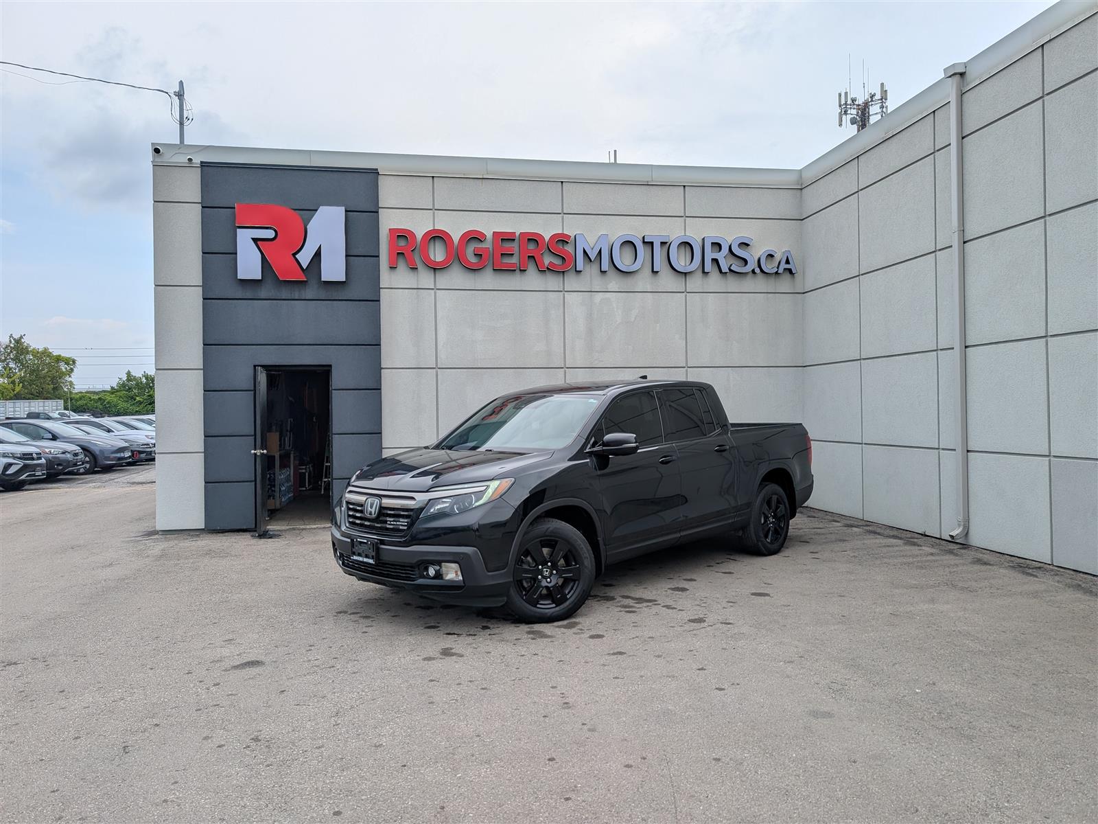 Black 2019 Honda Ridgeline Pickup Truck All-Wheel Drive Automatic