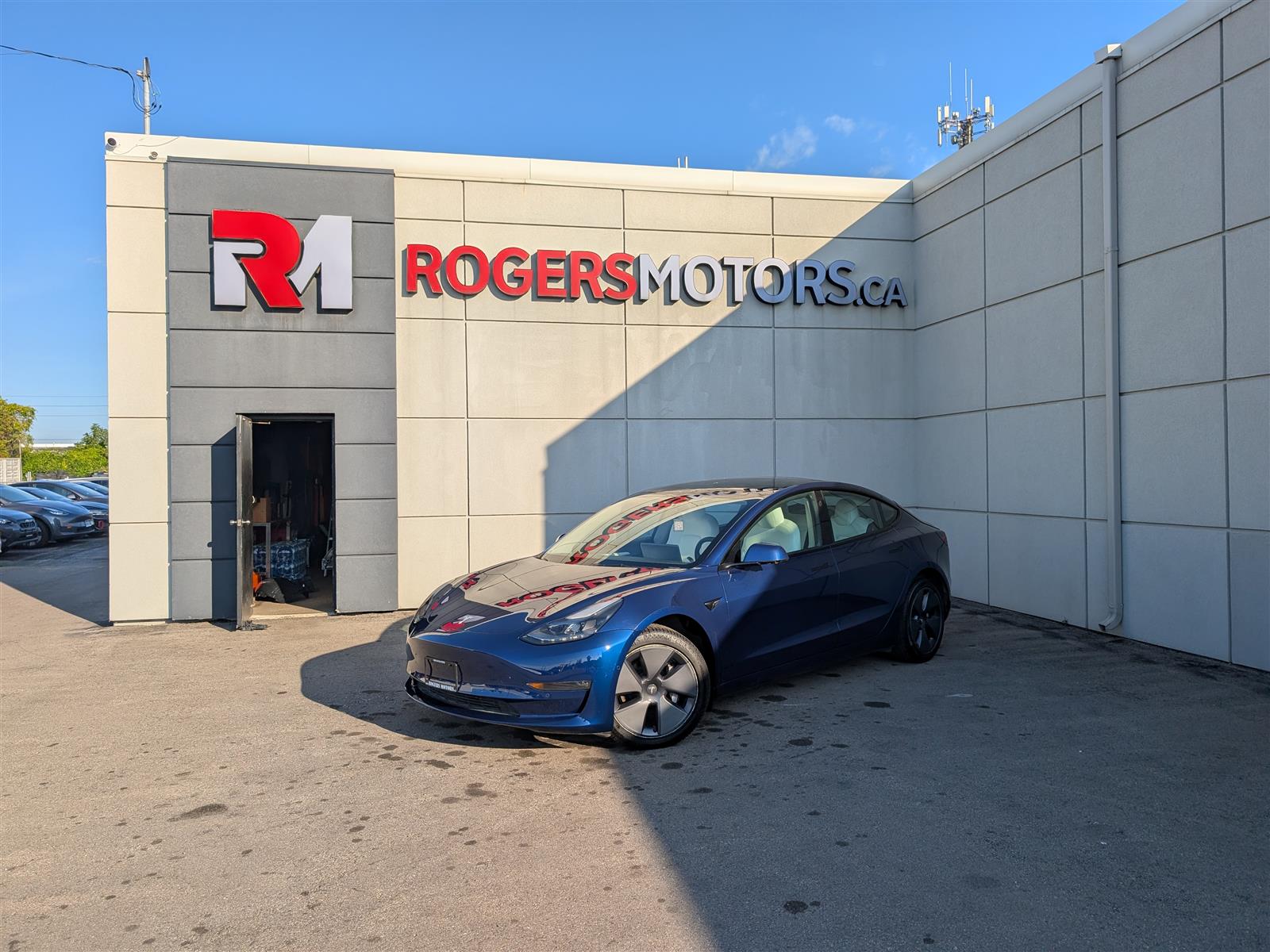 Blue 2022 Tesla Model 3 Sedan All-Wheel Drive Automatic