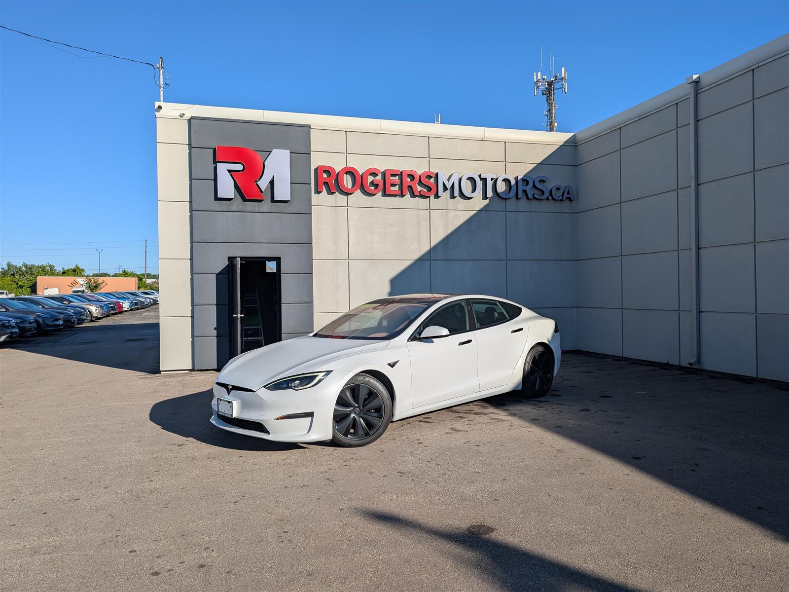 White 2022 Tesla Model S Sedan All-Wheel Drive Automatic