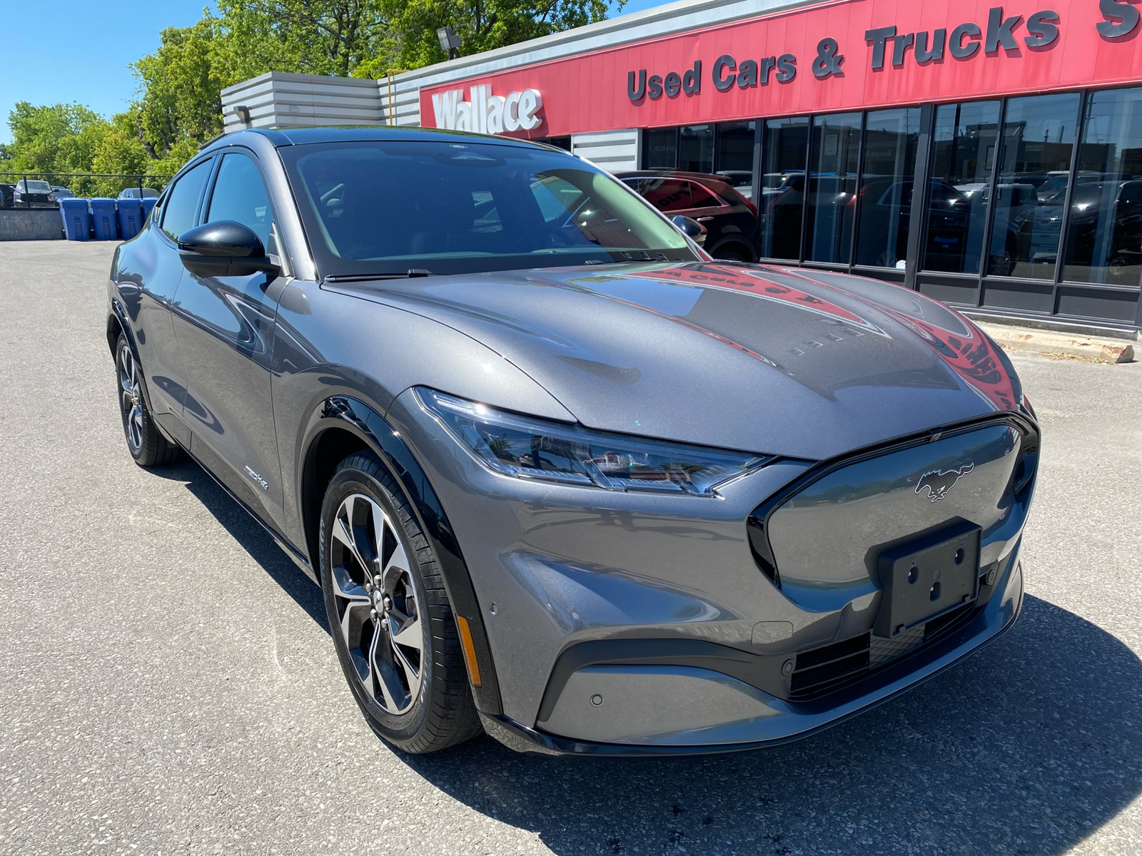 Gray 2021 Ford Mustang Mach-E Premium AWD SUV / Crossover All-Wheel Drive Automatic