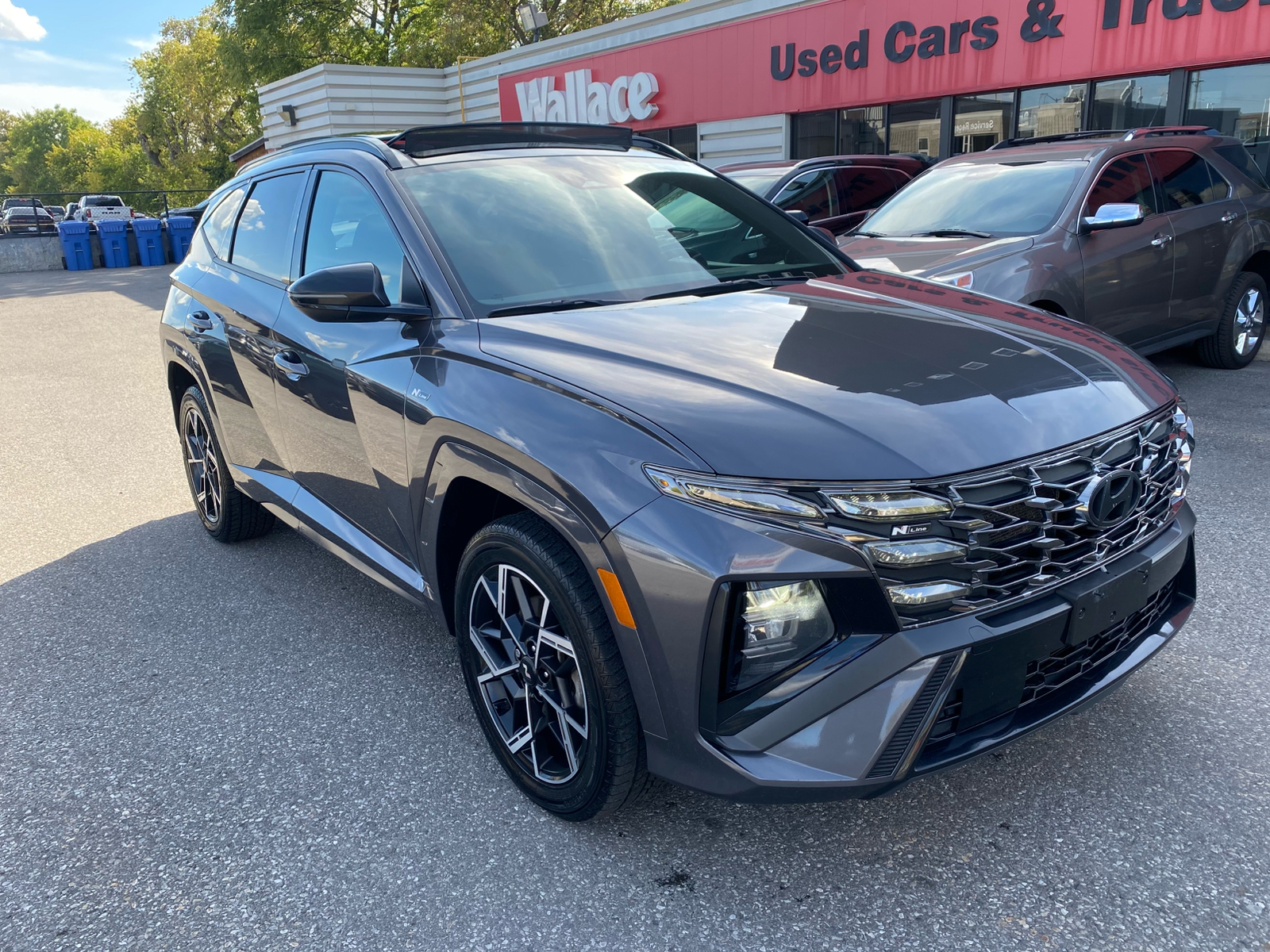 Gray 2025 Hyundai Tucson Hybrid SUV / Crossover All-Wheel Drive Automatic