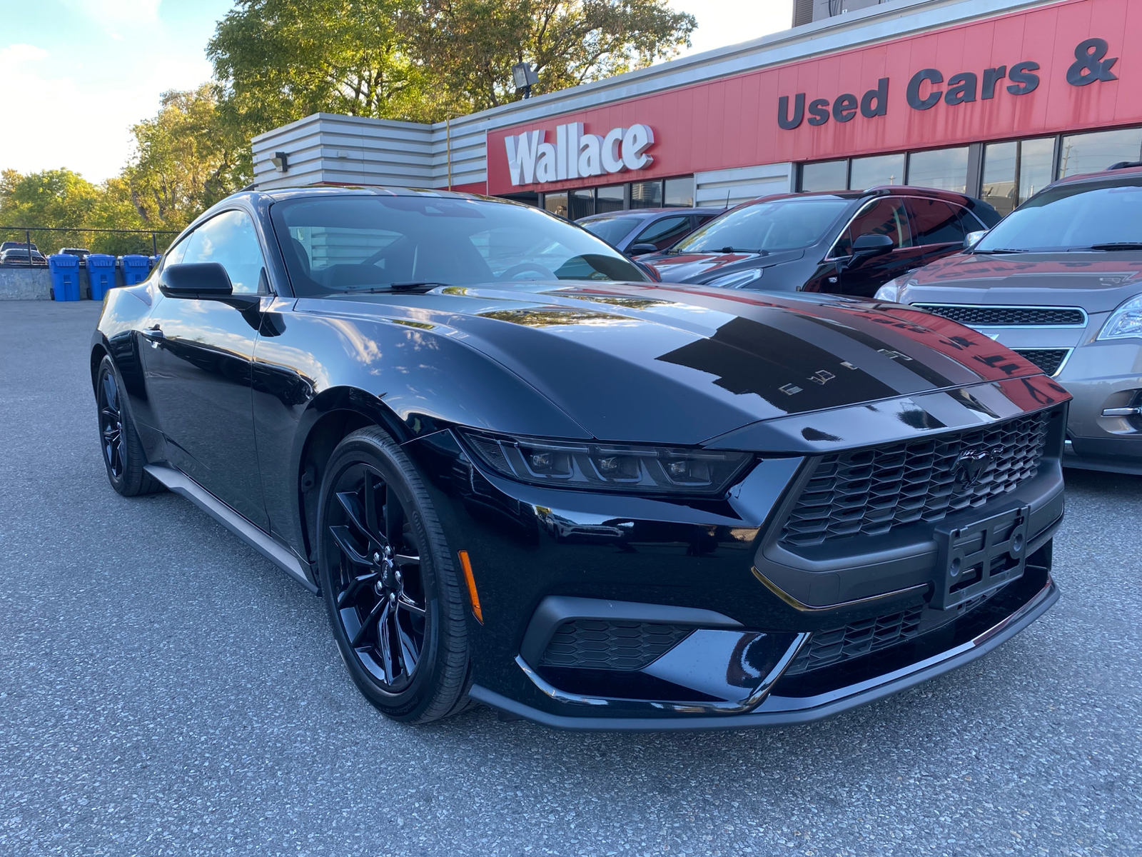 Black 2024 Ford Mustang Coupe Rear-Wheel Drive Automatic