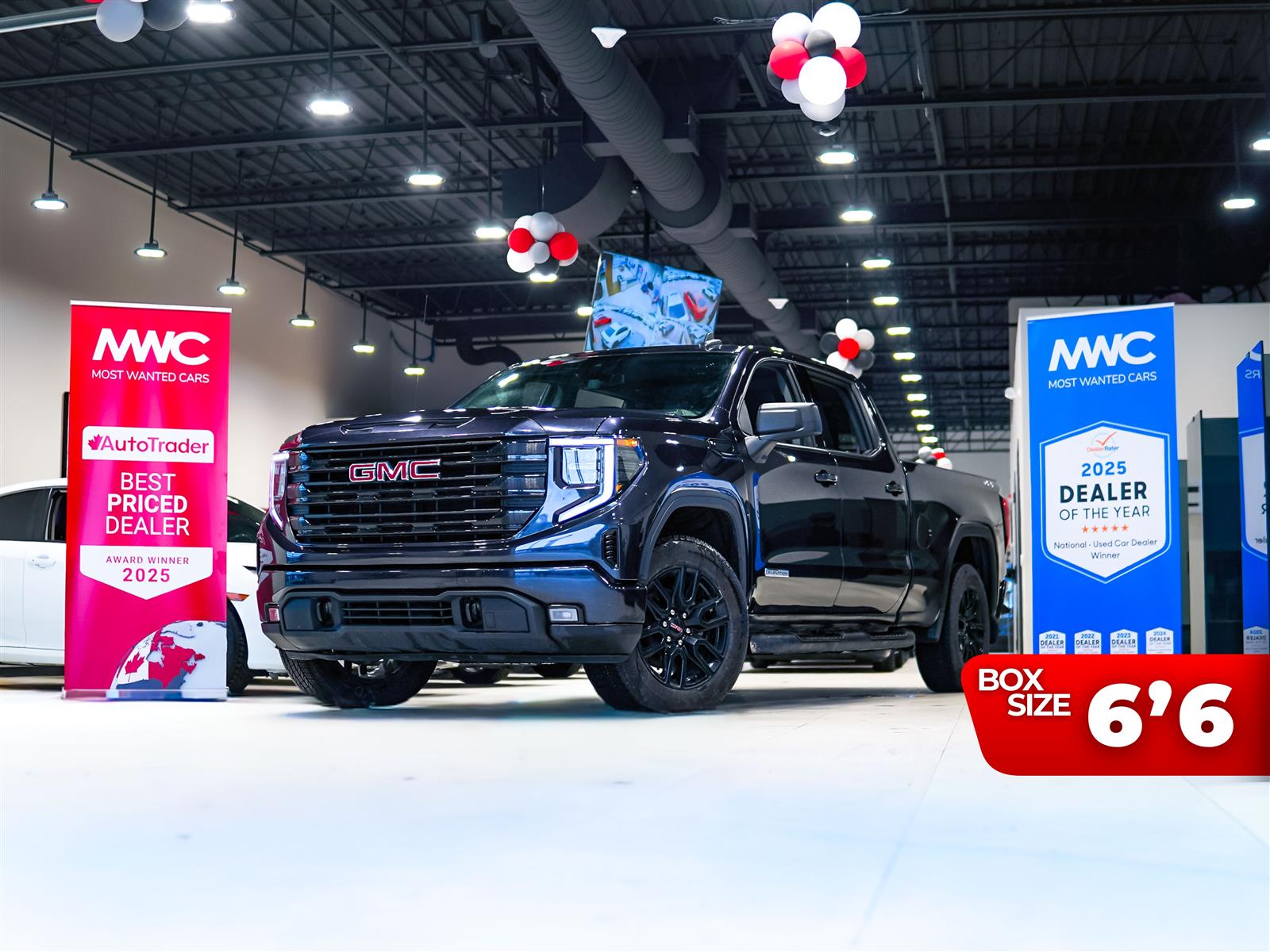Black 2024 GMC Sierra 1500 Elevation Crew Cab 4WD Pickup Truck Four-Wheel Drive Automatic