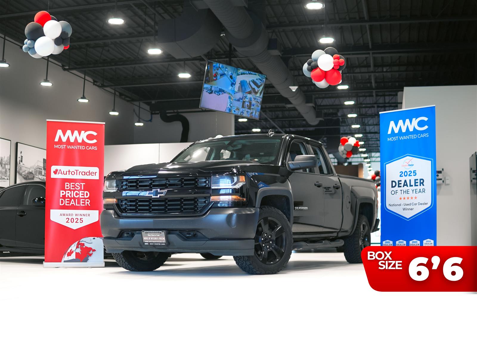 Black 2016 Chevrolet Silverado 1500 LS Double Cab 4WD Pickup Truck Four-Wheel Drive Automatic