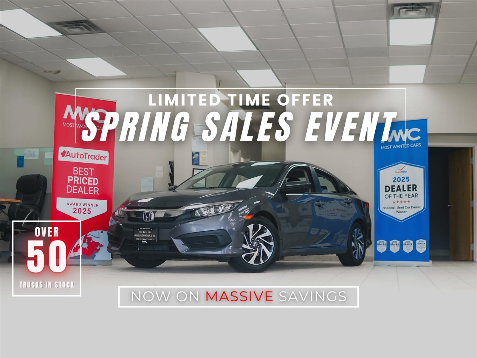 used 2016 Honda Civic car, priced at $15,981