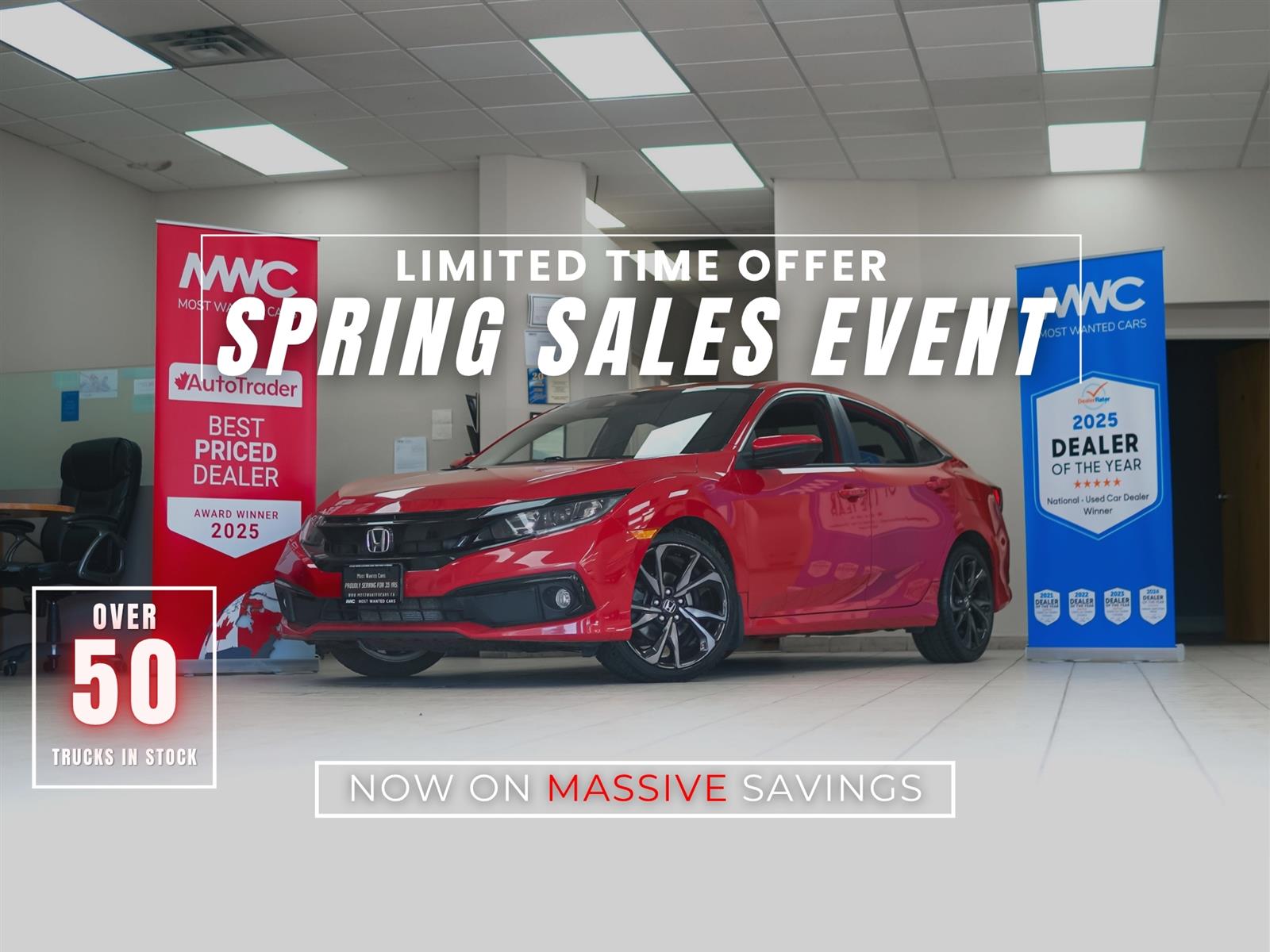 used 2019 Honda Civic car, priced at $21,723