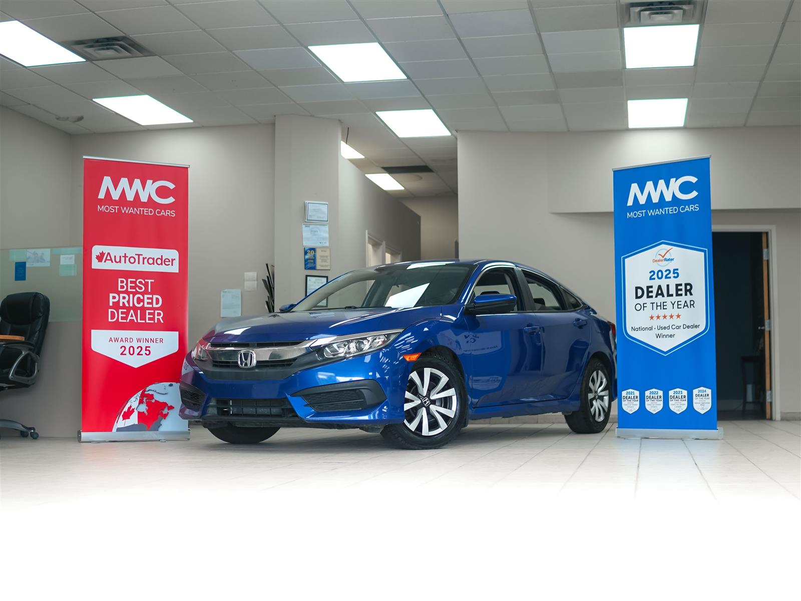 used 2018 Honda Civic car, priced at $17,964