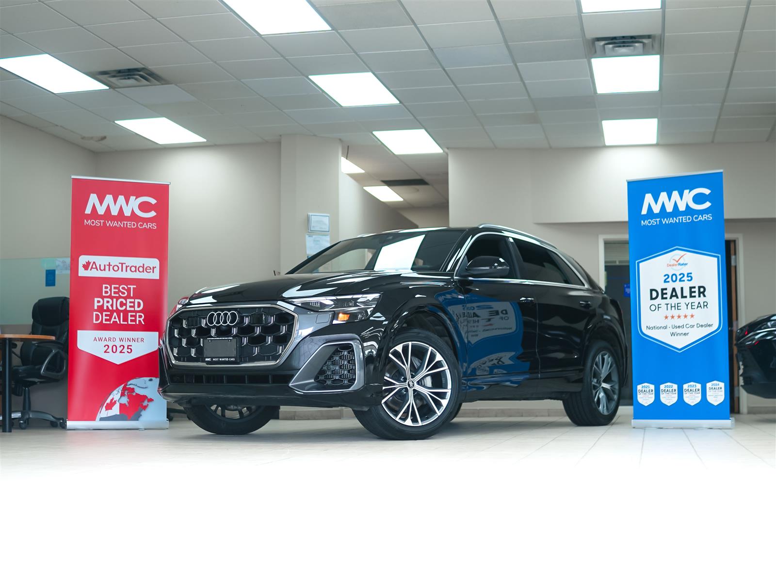 used 2025 Audi Q8 car, priced at $69,895