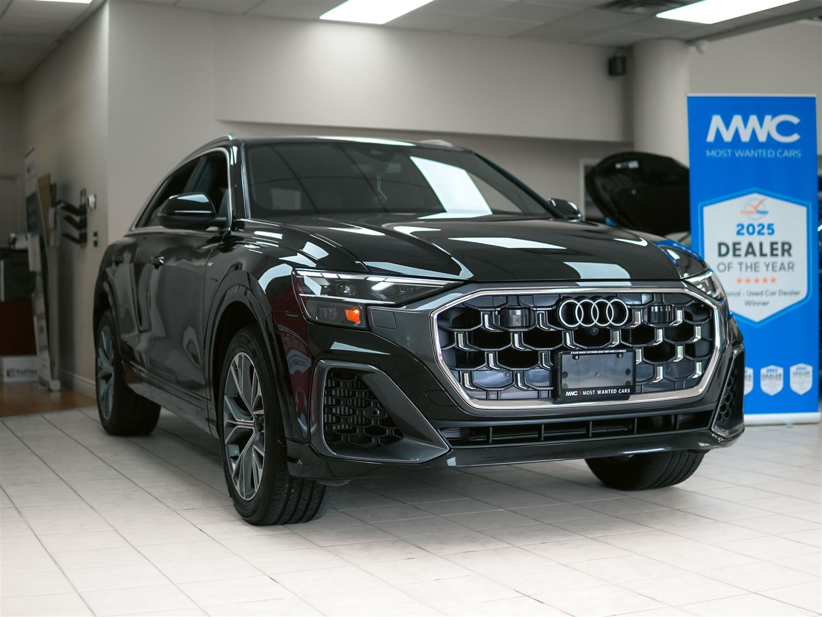used 2025 Audi Q8 car, priced at $69,895