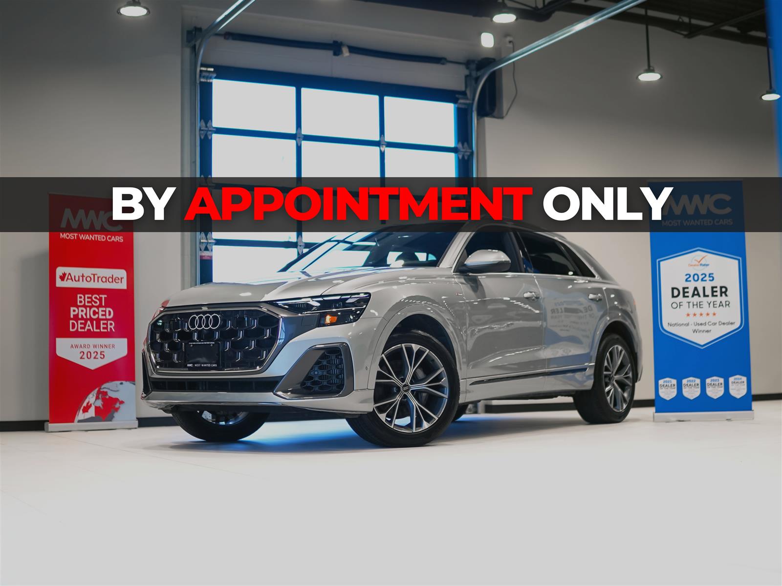 used 2025 Audi Q8 car, priced at $69,895